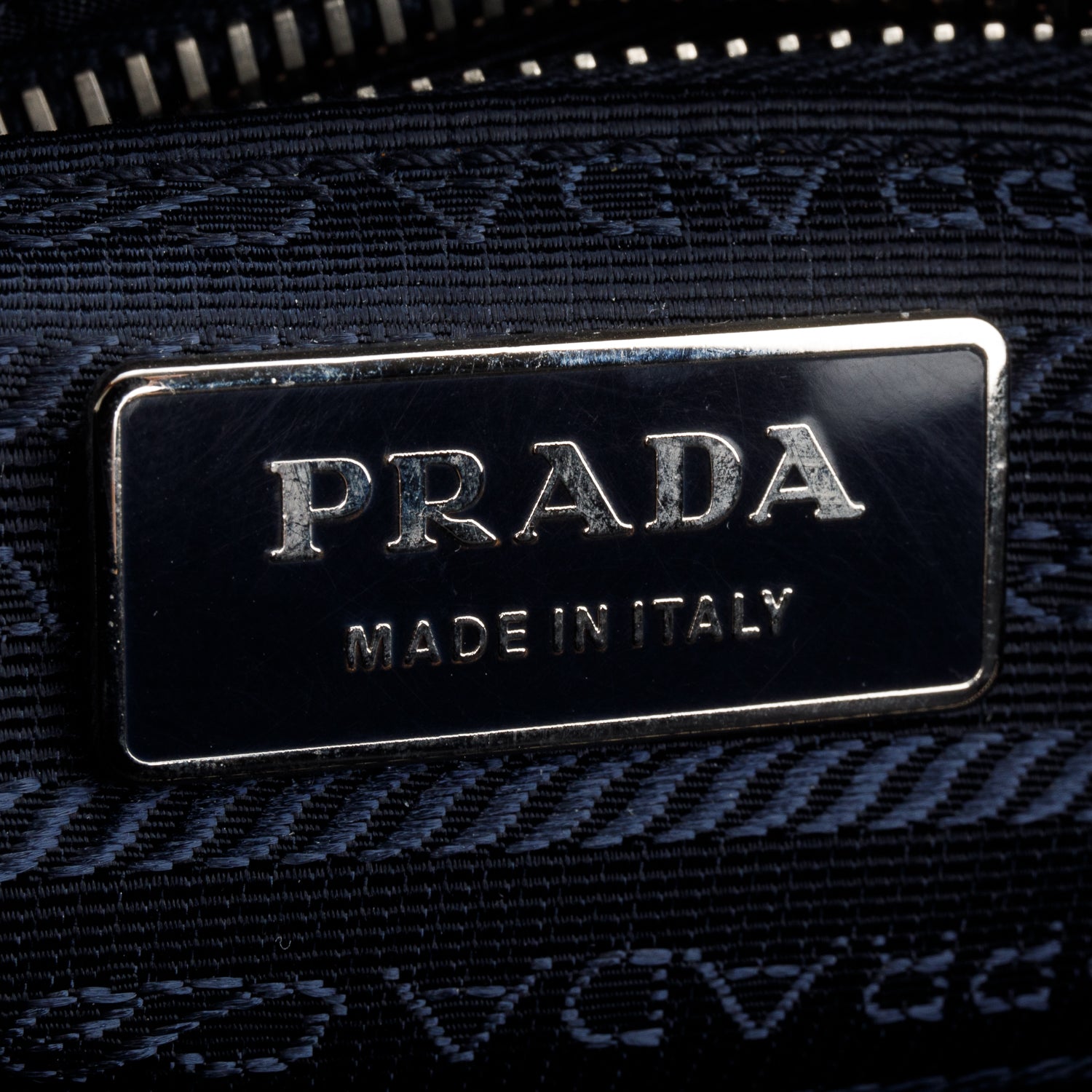 Prada Navy Saffiano Leather-Trimmed Tessuto Nylon Messenger Bag