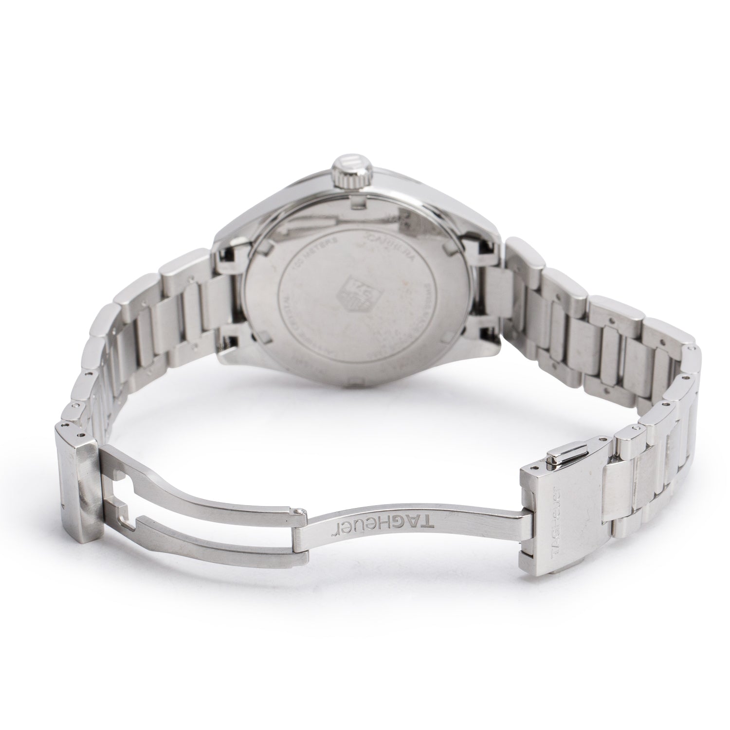 Tag Heuer Stainless Steel Carrera 32 MM Quartz Watch Mother of Pearl Dial WAR1311