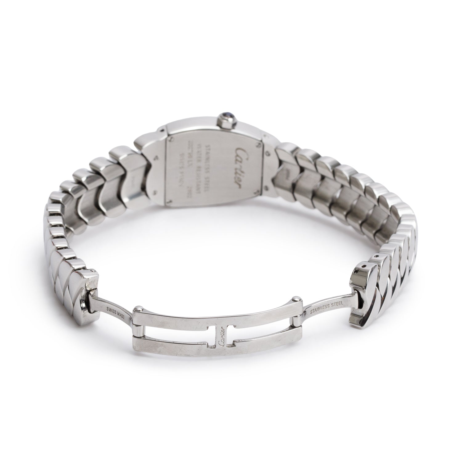 Cartier Stainless Steel La Dona de Cartier 22 MM Watch Silver Dial 2902