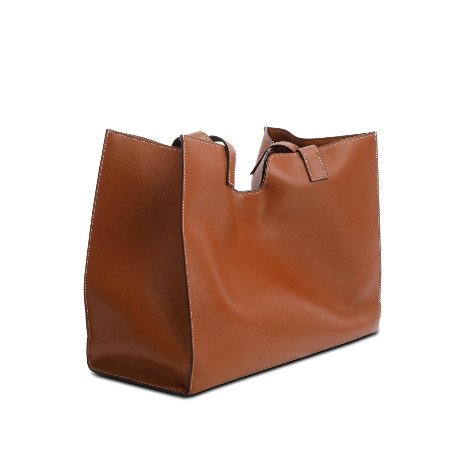 Celine 2023 Brown Smooth Calfskin Cabas 16 Bag