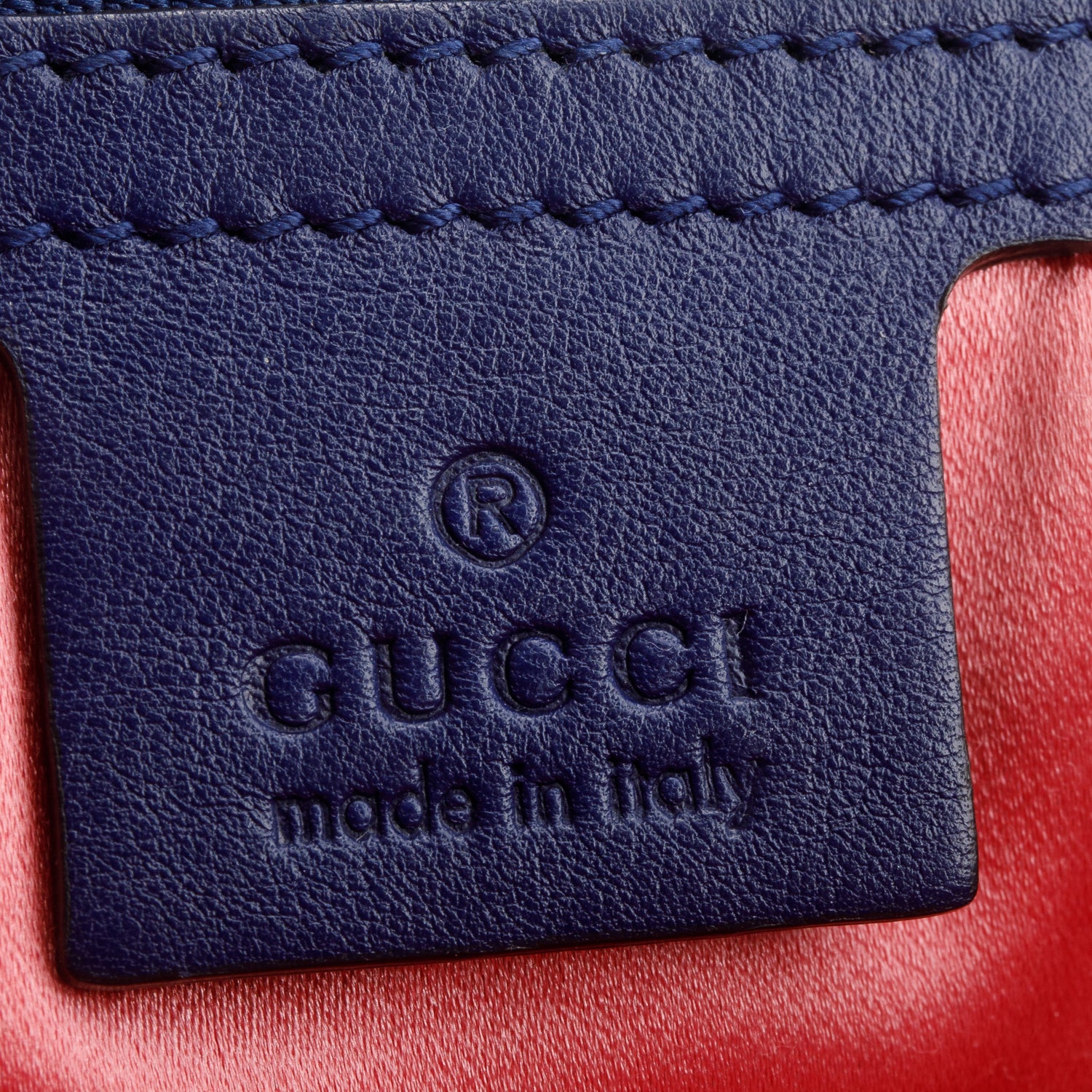 Gucci Blue Velvet Matelasse Medium GG Marmont Shoulder Bag