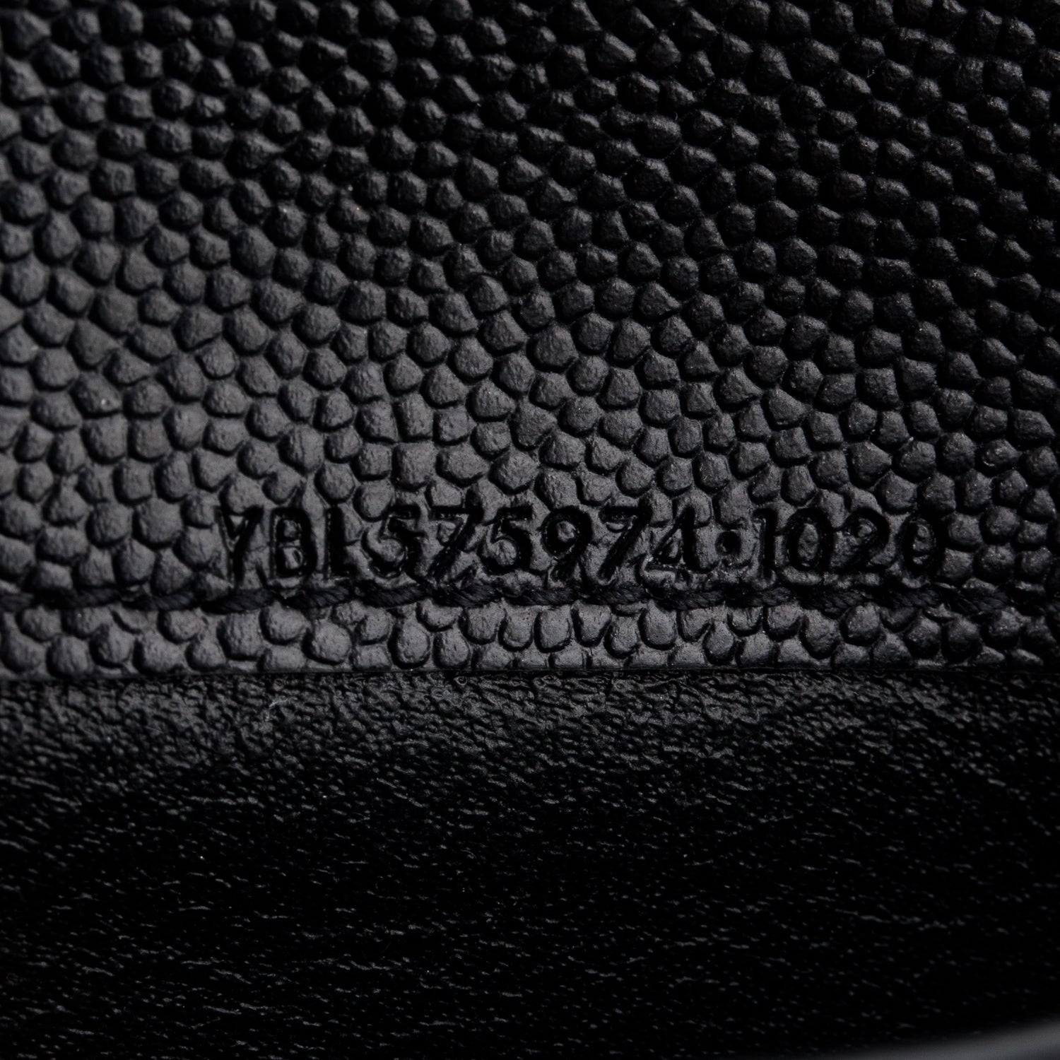 Saint Laurent 2020 Black Grain de Poudre Cassandre Matelasse Fragments Bi-Fold Wallet w/ Box