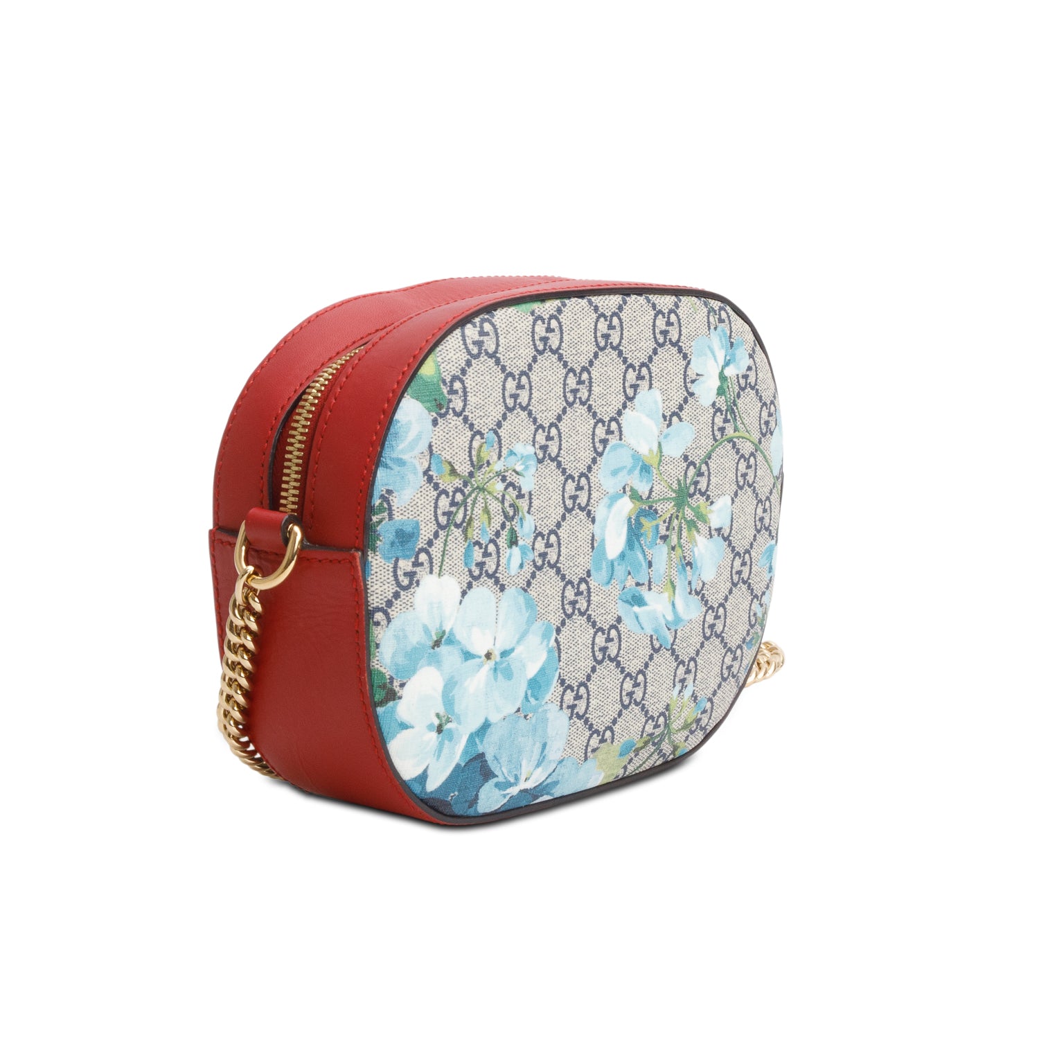 Gucci Multicolor GG Supreme Monogram Blooms Mini Chain Shoulder Bag