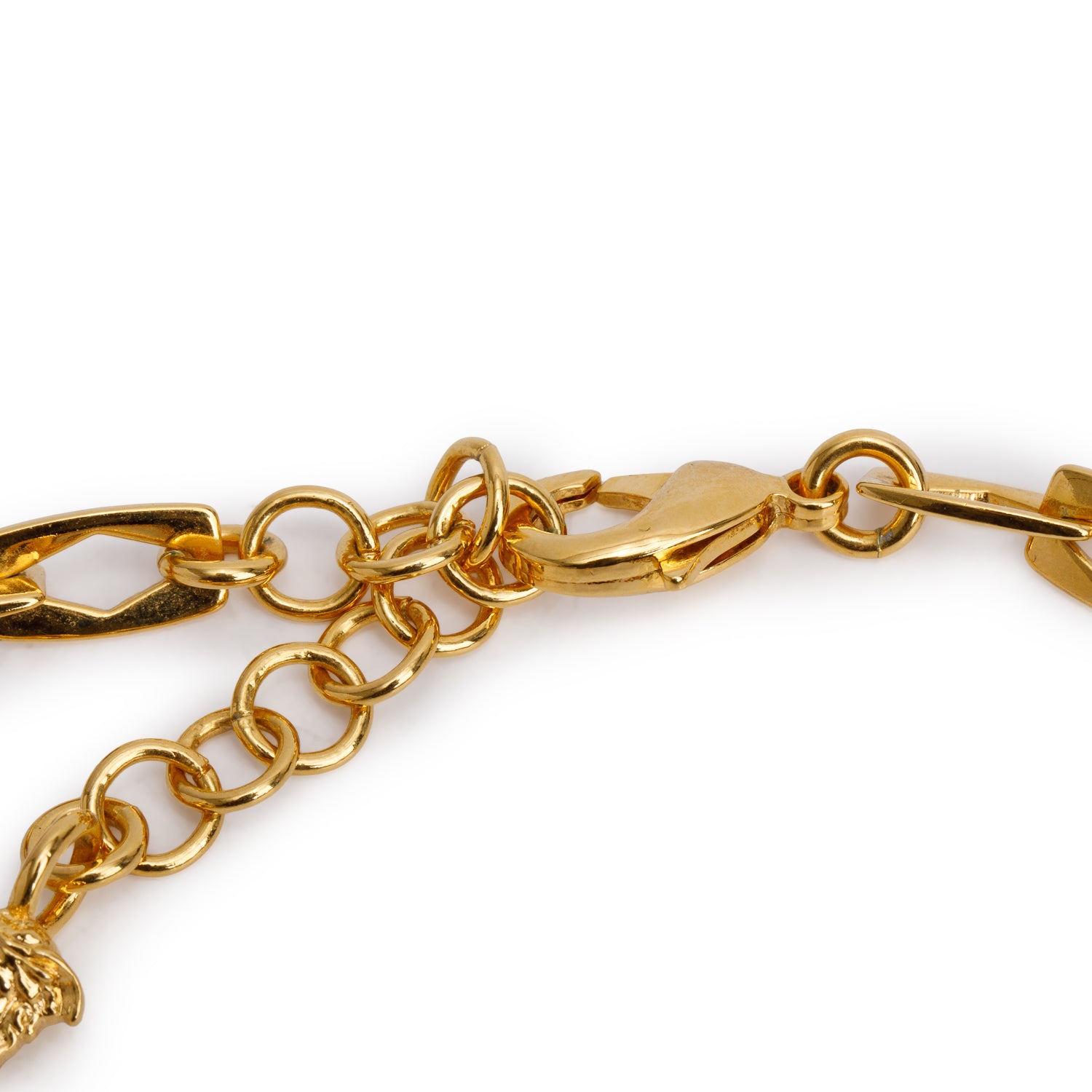Versace Gold Plated La Medusa Pendant Necklace