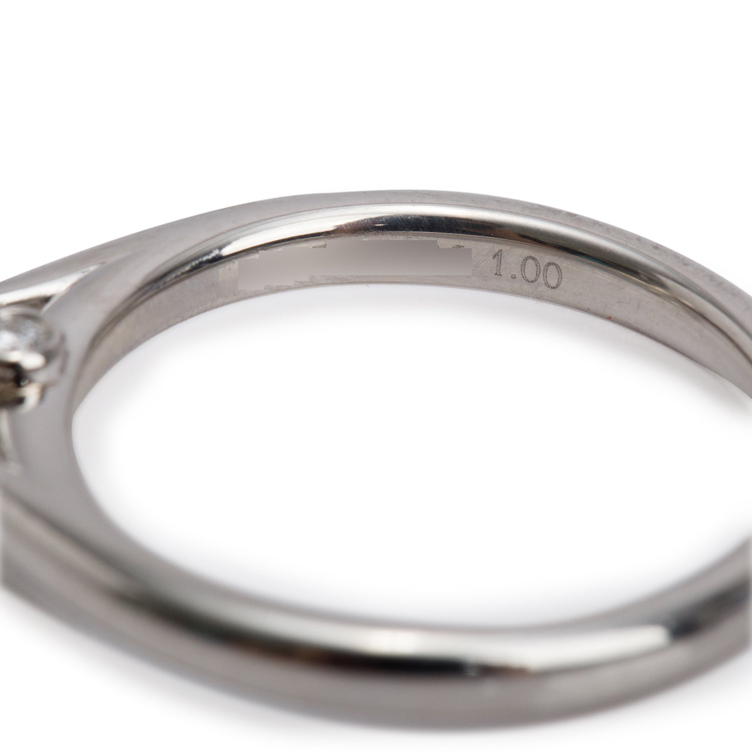 Birks Platinum 1.00 ct. Round Cut Diamond Engagement Ring, Size 4.75