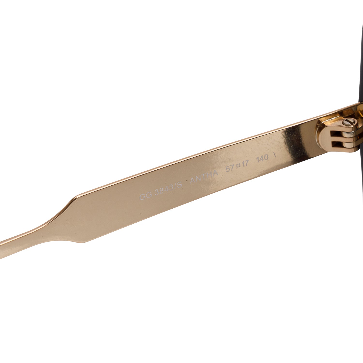 Gucci GG3843/S Brown Tortoise Oversized Square Sunglasses w/ Pouch