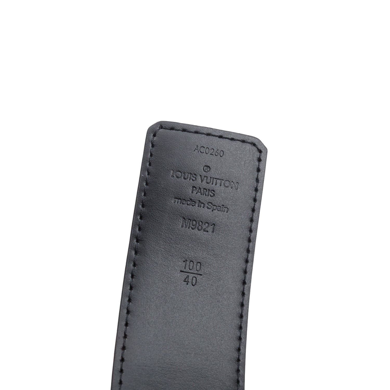 Louis Vuitton 2020 Monogram Canvas LV Initiales 40 MM Reversible Belt, Size 100 40 w/ Box