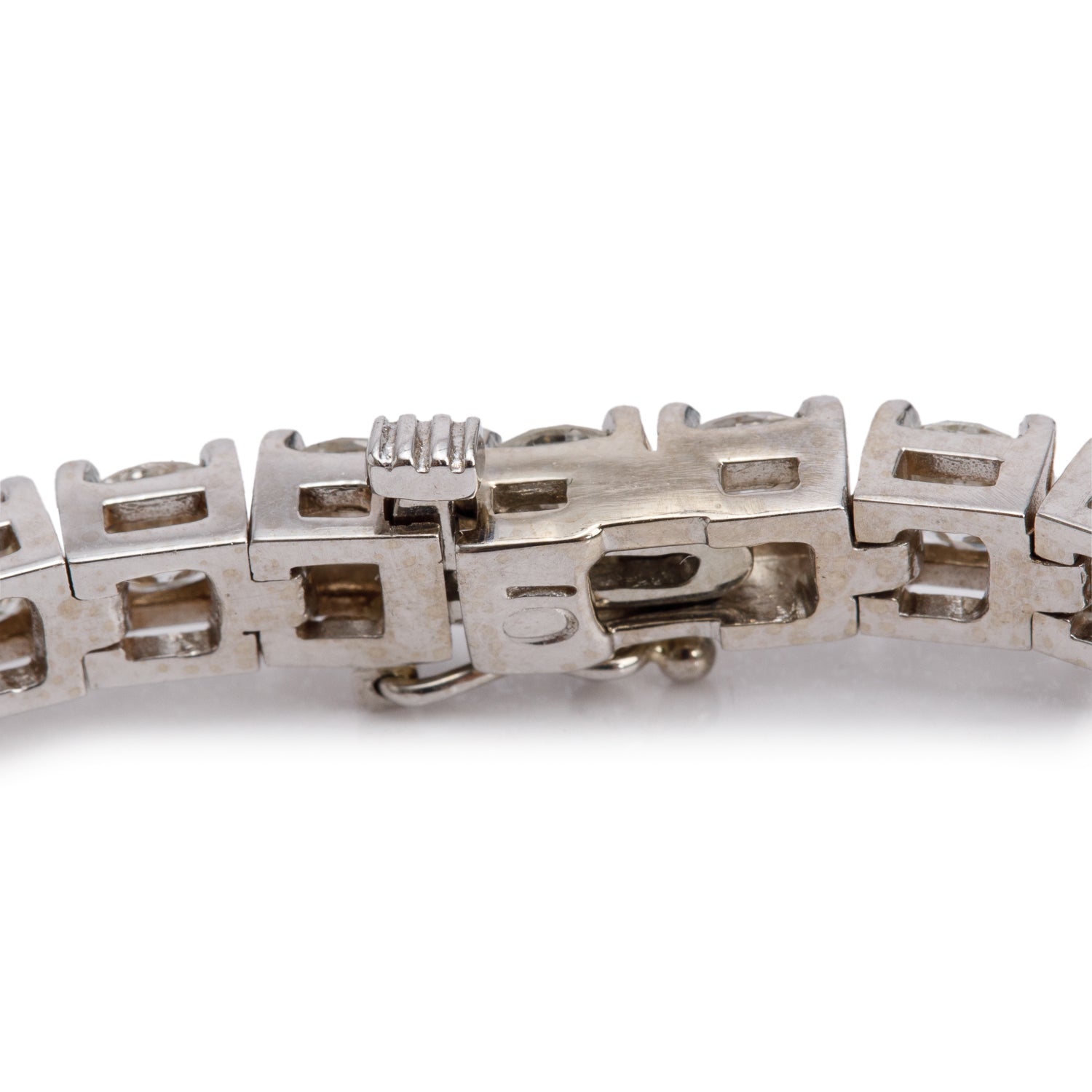 14k White Gold 10.64 tcw. Diamond Tennis Bracelet