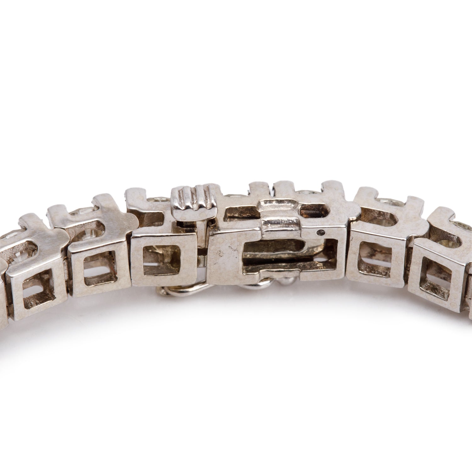 14k White Gold 8.50 tcw. Diamond Tennis Bracelet