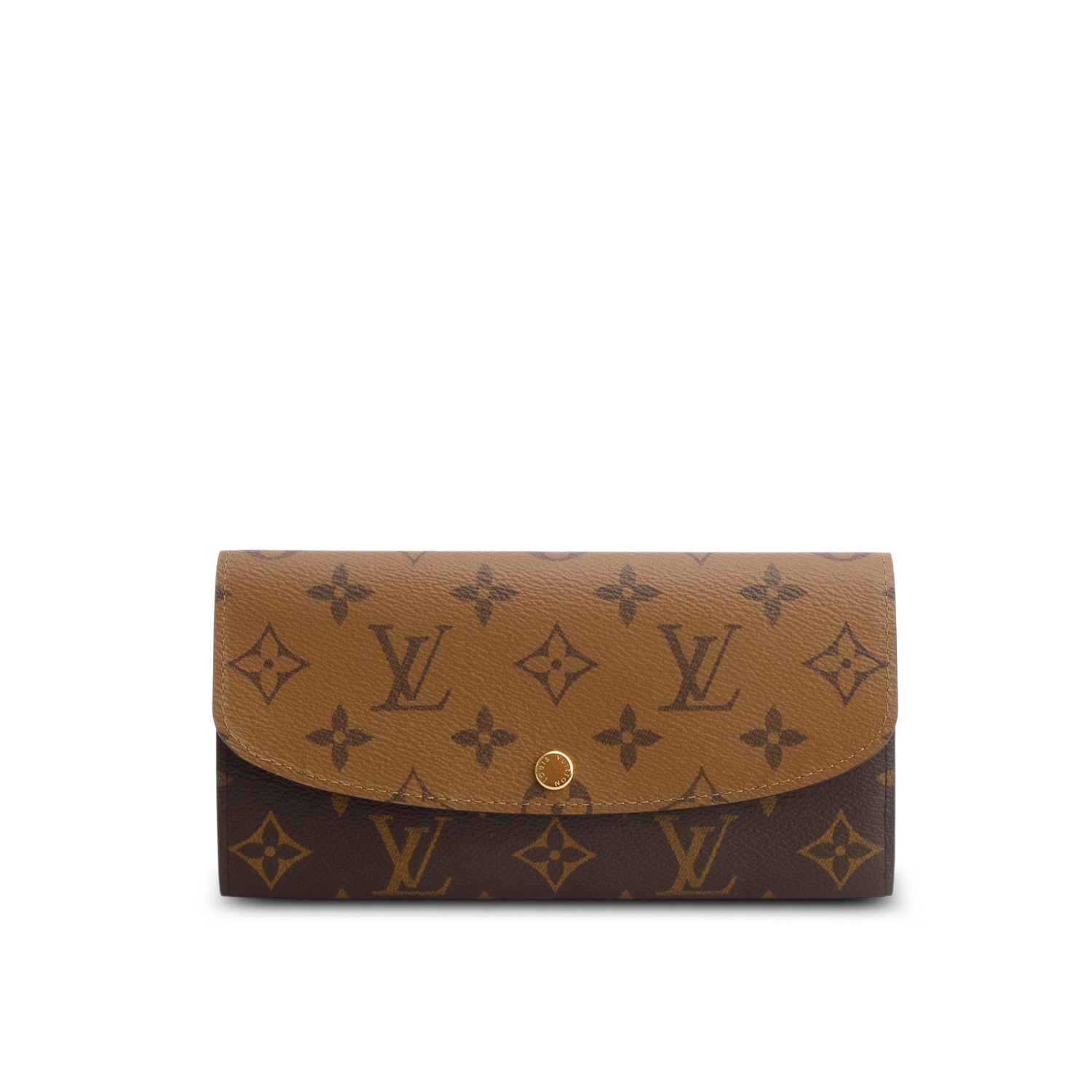 Louis Vuitton Reverse Monogram Emilie Wallet w/ Box