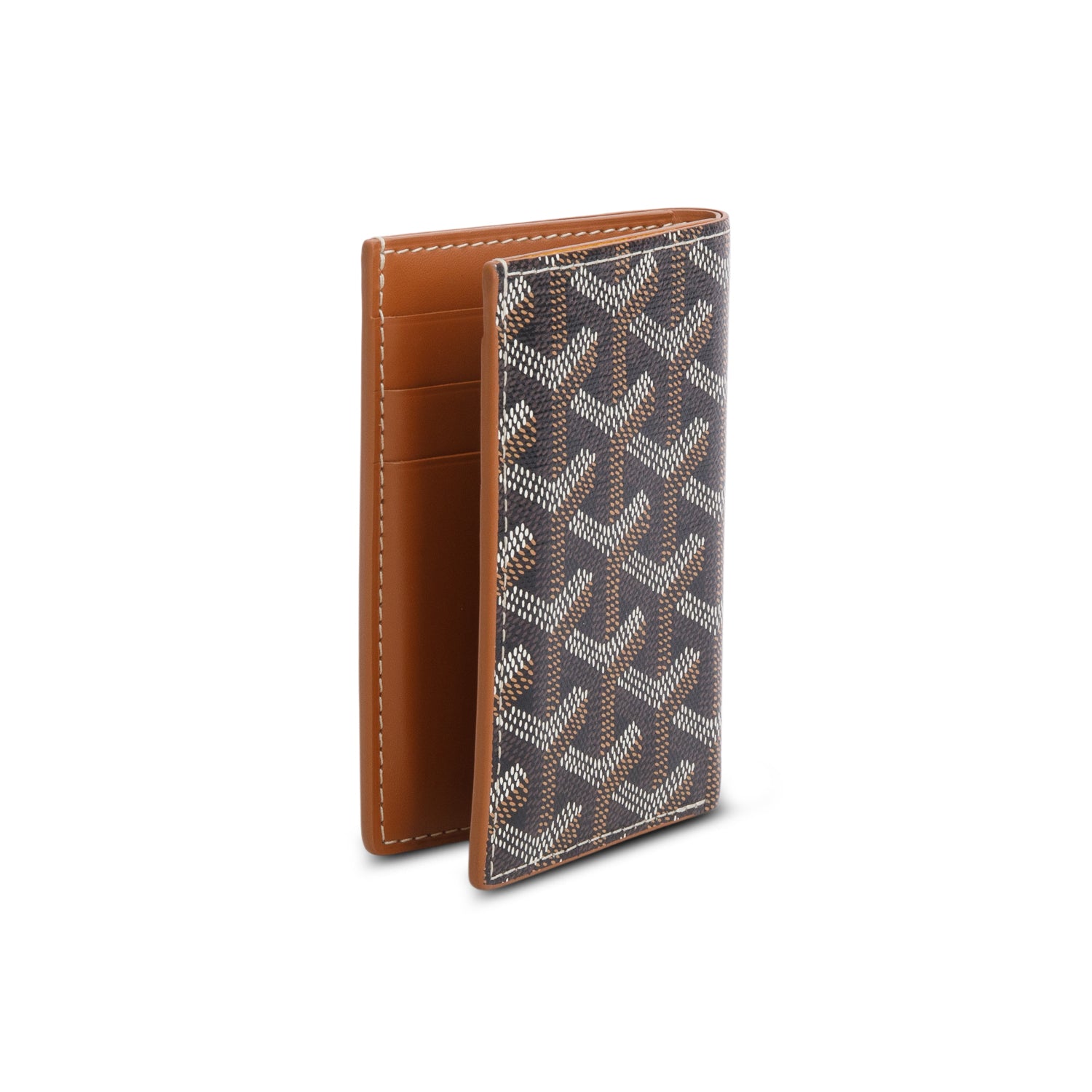 Goyard 2024 Brown Goyardine Saint Pierre Card Holder