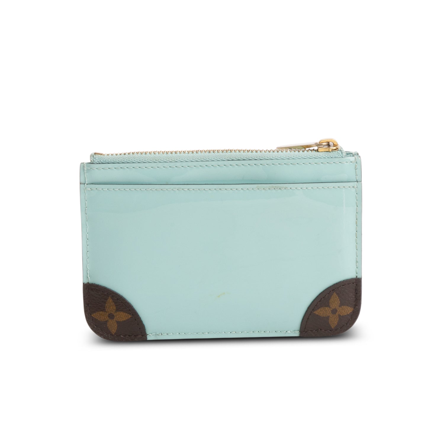 Louis Vuitton Turquoise Vernis Miroir Venice Key Pouch