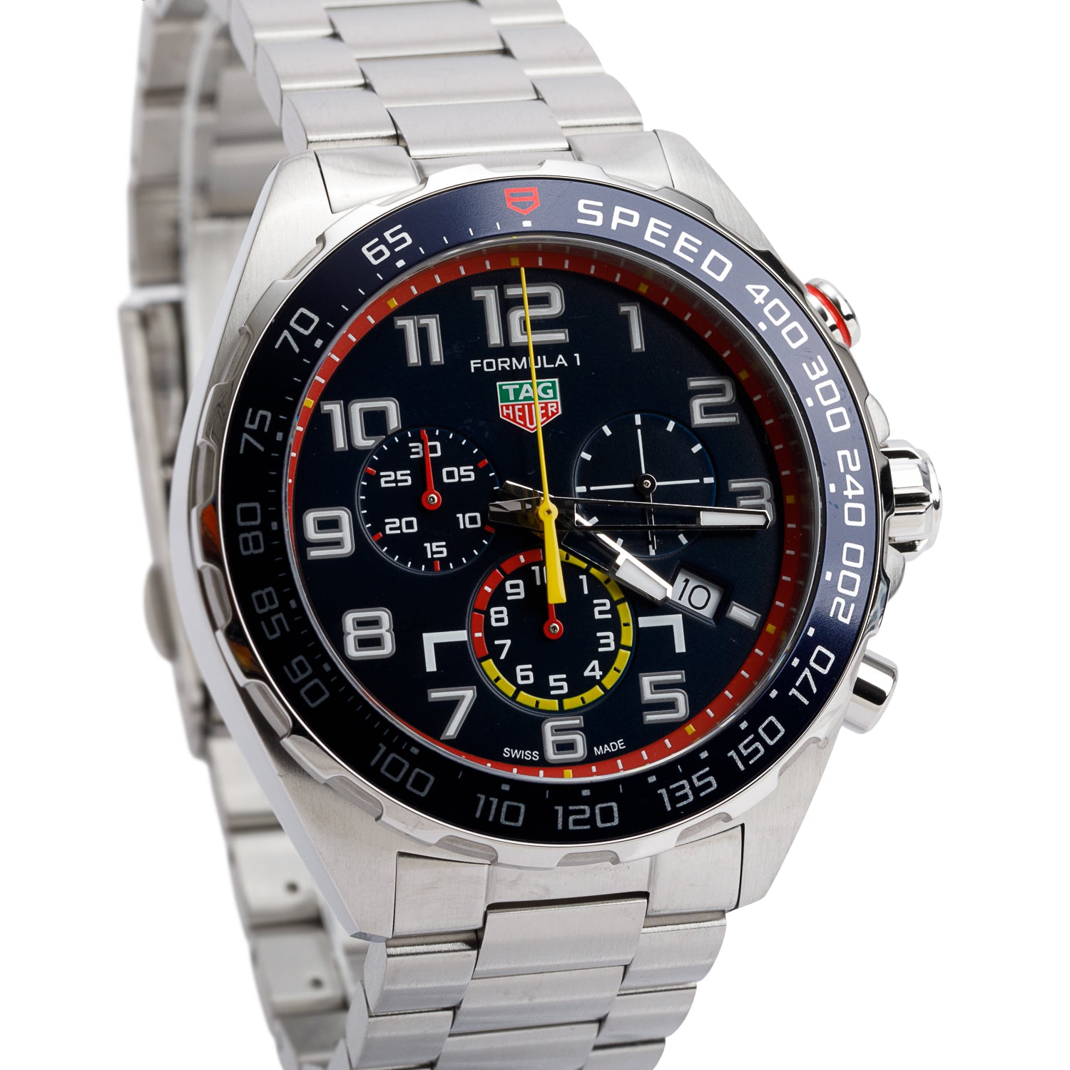 Tag Heuer 2023 Special Edition Formula 1 x Red Bull Racing Chronograph 43 MM Quartz Watch Black Dial CAZ101AL w/ Box & Papers