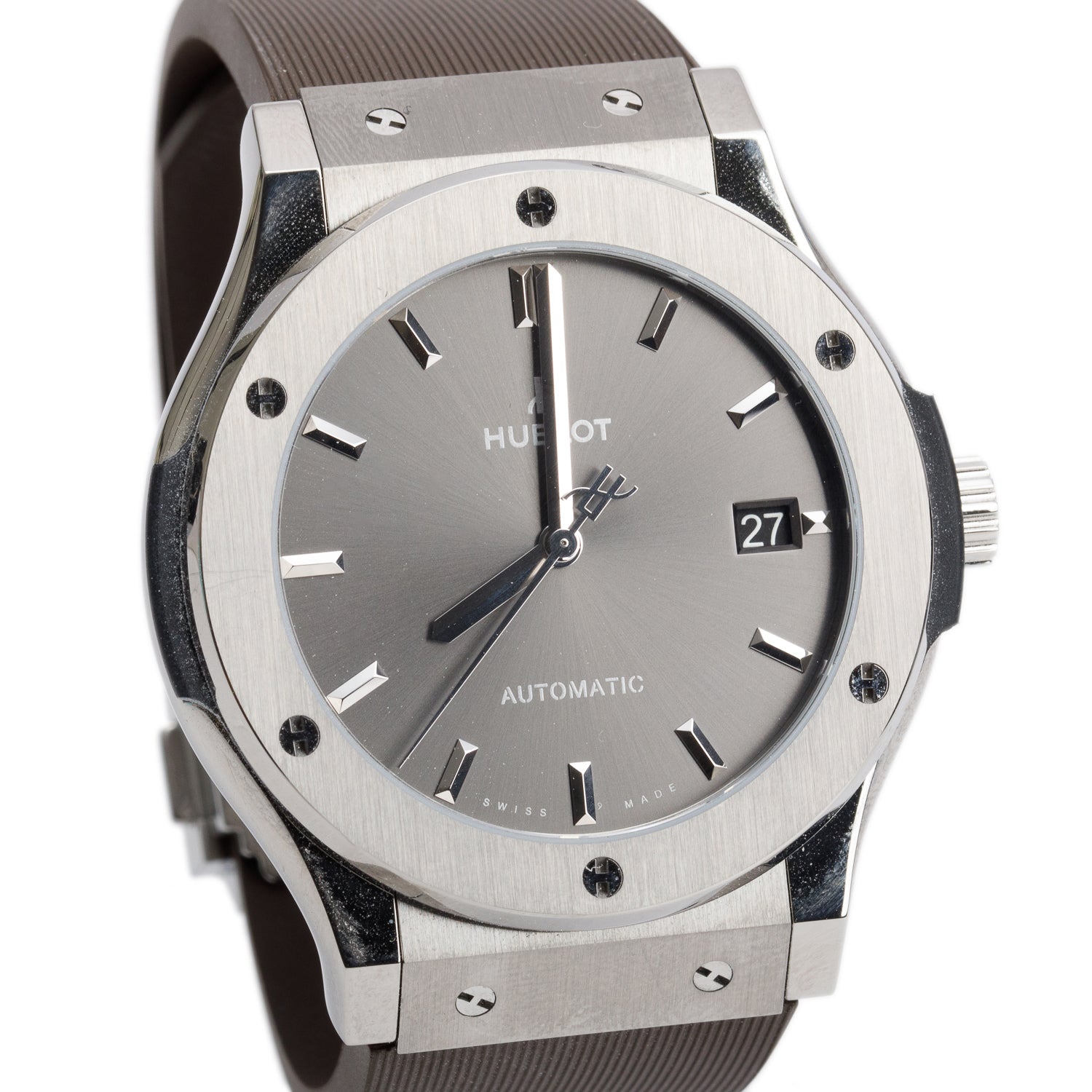 Hublot 2025 Titanium Classic Fusion Racing Grey 42 MM Automatic Watch Grey Dial w/ Box & Papers