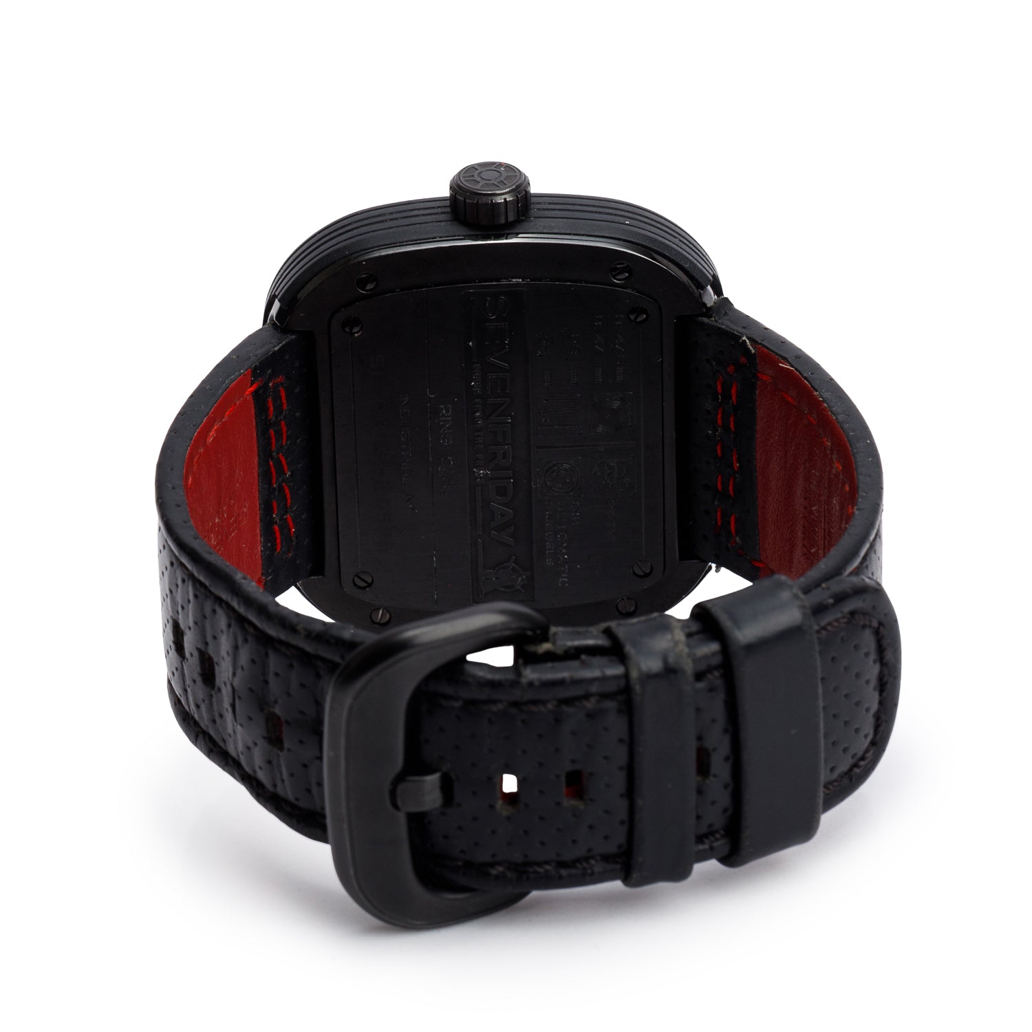 Sevenfriday Black PVD Stainless Steel Industrial Engines 48 MM Automatic Watch