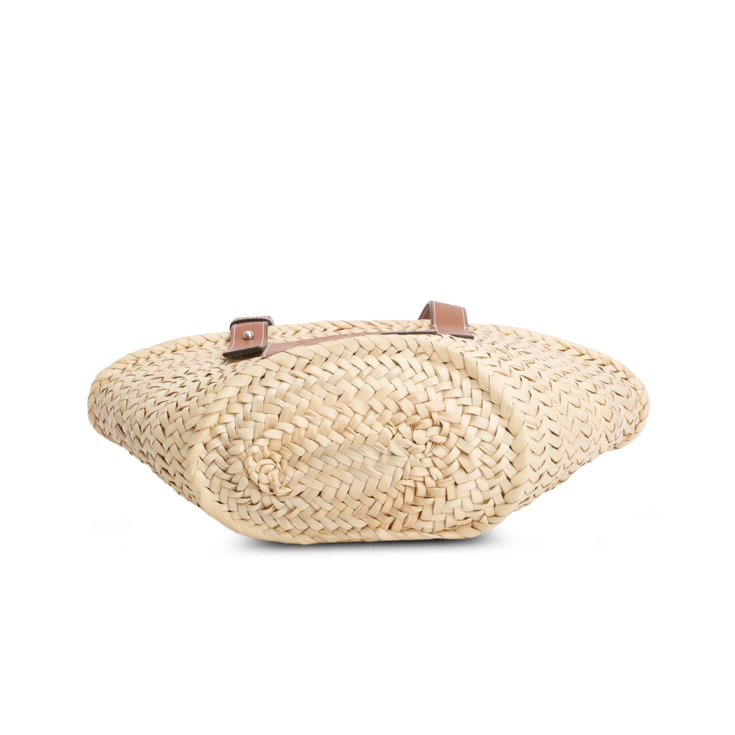 Loewe Natural Raffia Small Basket Tote Bag