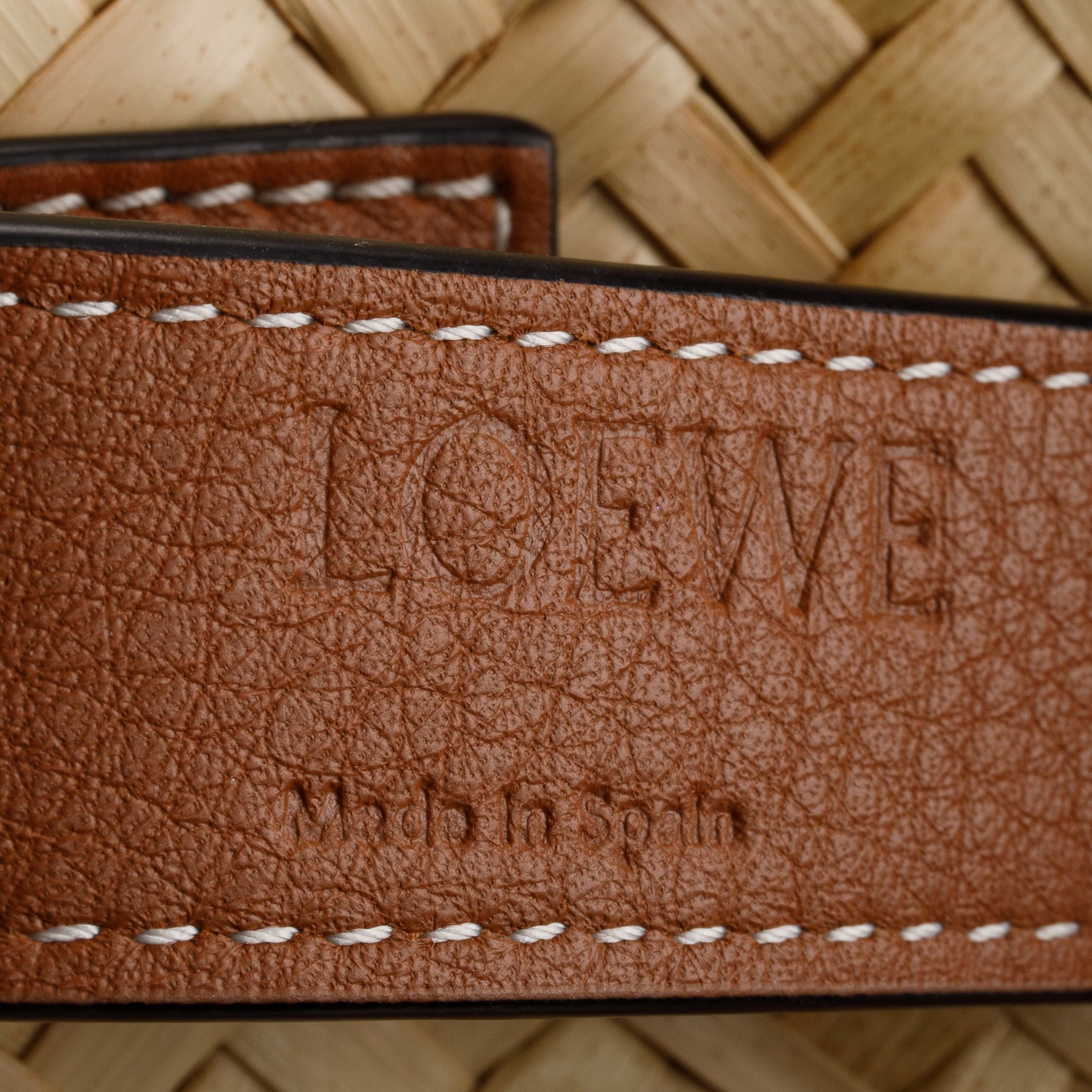 Loewe Natural Raffia Small Basket Tote Bag