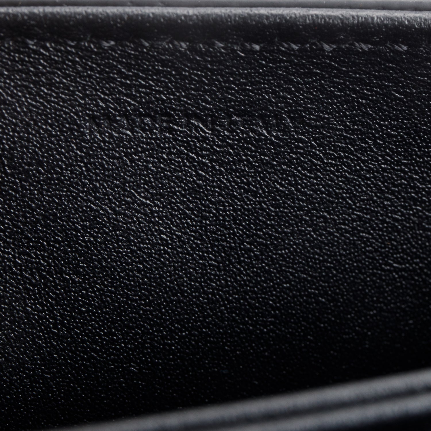 Celine 2024 Black Shiny Calfskin Teen Triomphe
