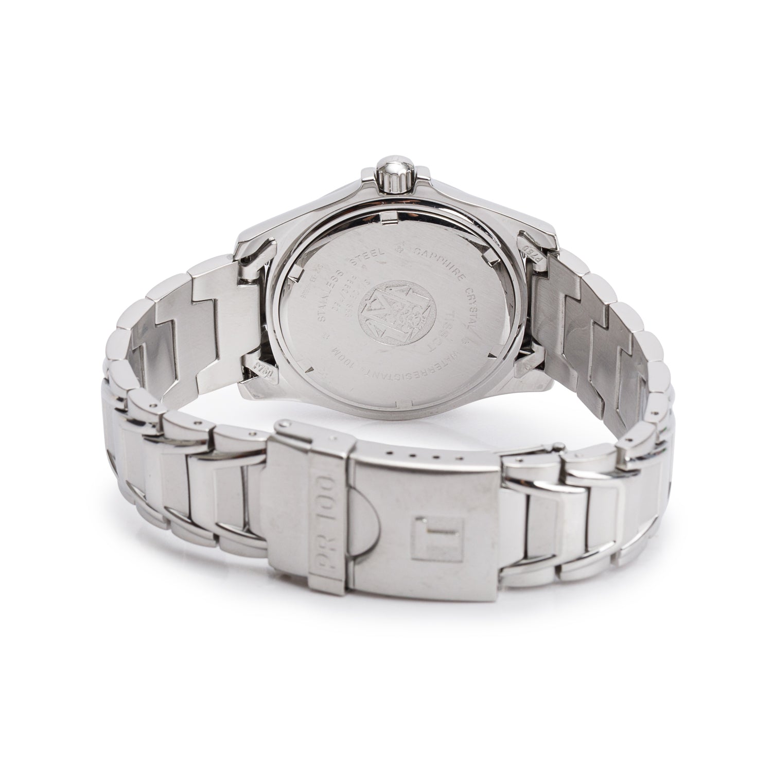 Tissot Stainless Steel PR100 38MM Quartz Watch Silver Dial