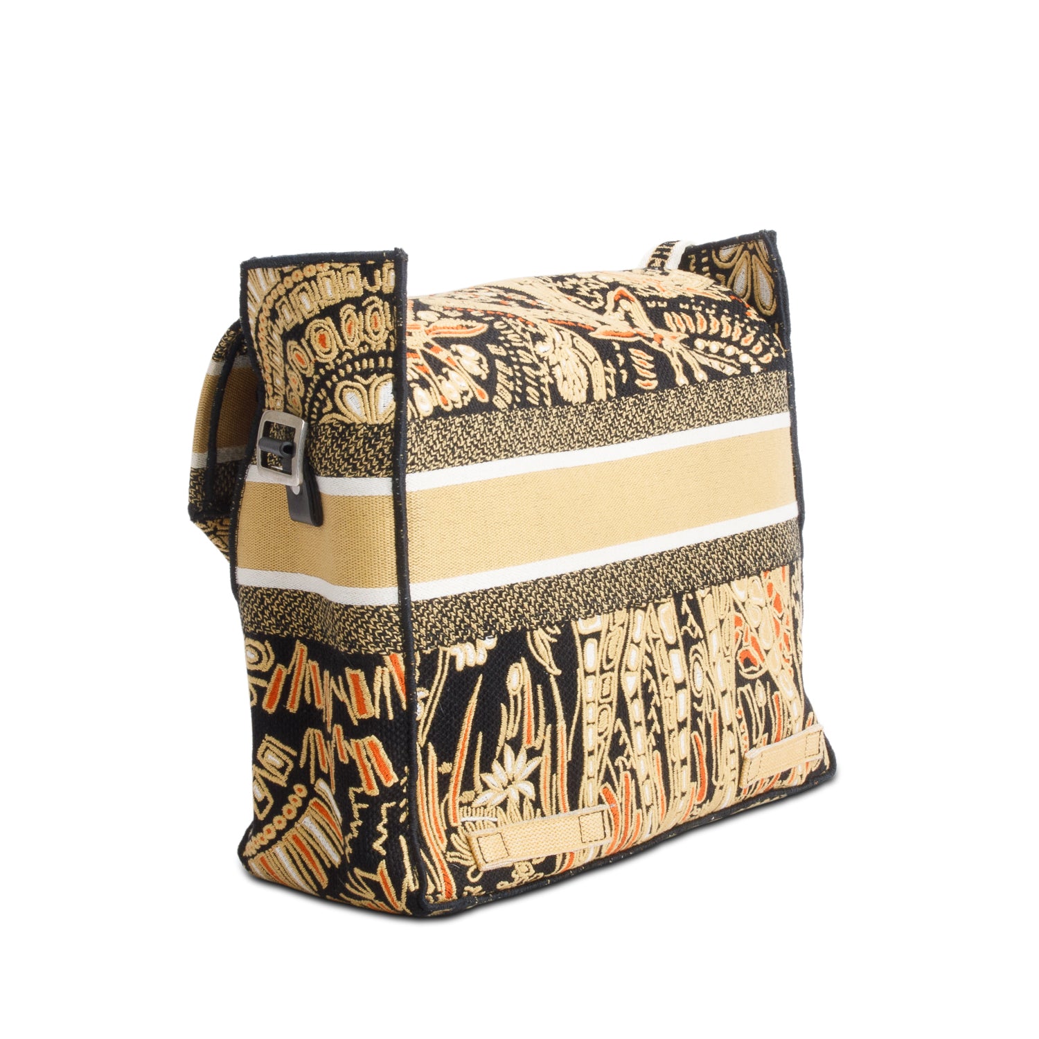 Christian Dior Multicolor Canvas Embroidered Animals Giraffe Diorcamp Messenger Bag