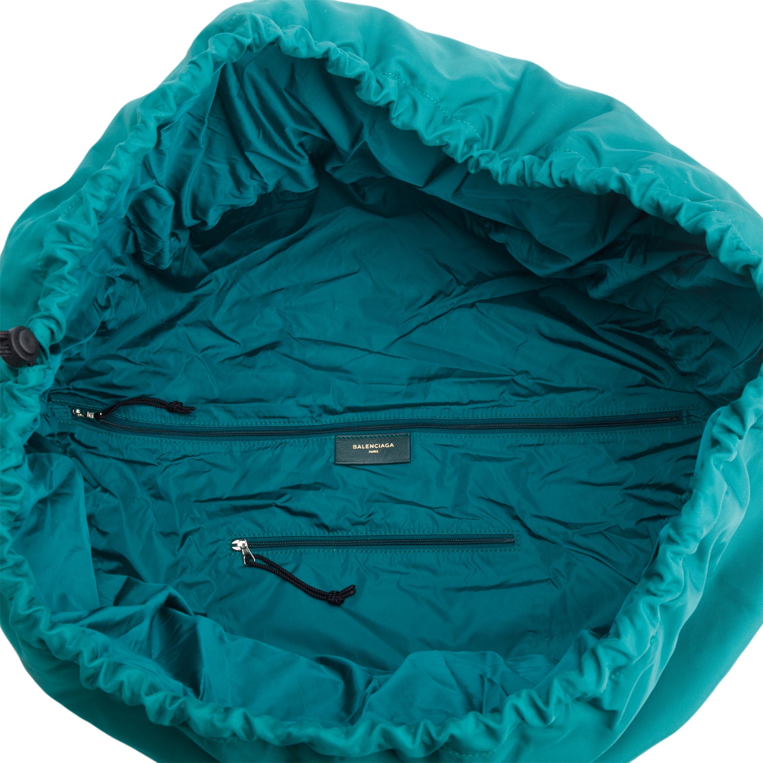 Balenciaga Green Nylon Wheel Duffle Bag