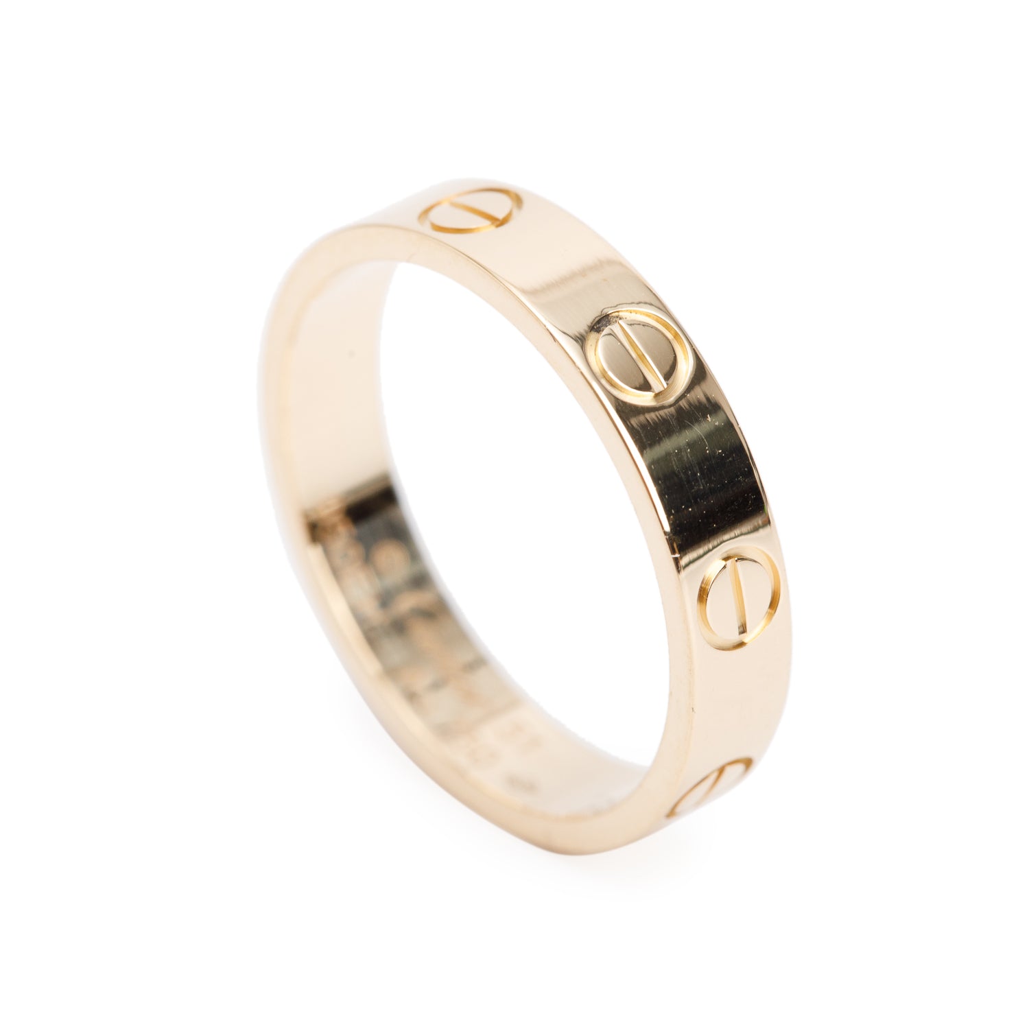 Cartier 2025 18k Yellow Gold 3.6 mm Love Wedding Band Ring, Size 51 5.5 w/ Box, Receipt & Certificate