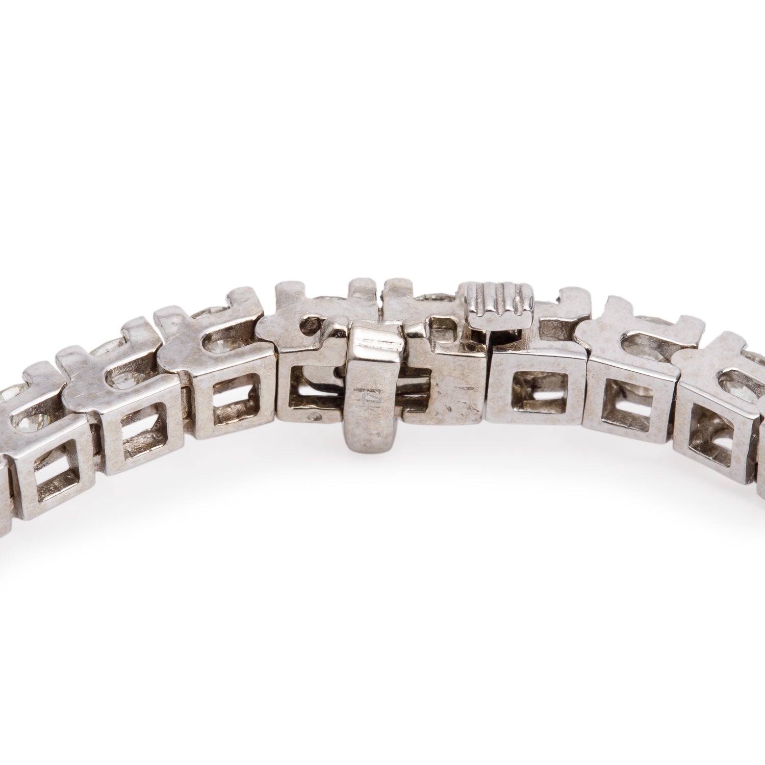 14k White Gold 8.50 tcw. Diamond Tennis Bracelet