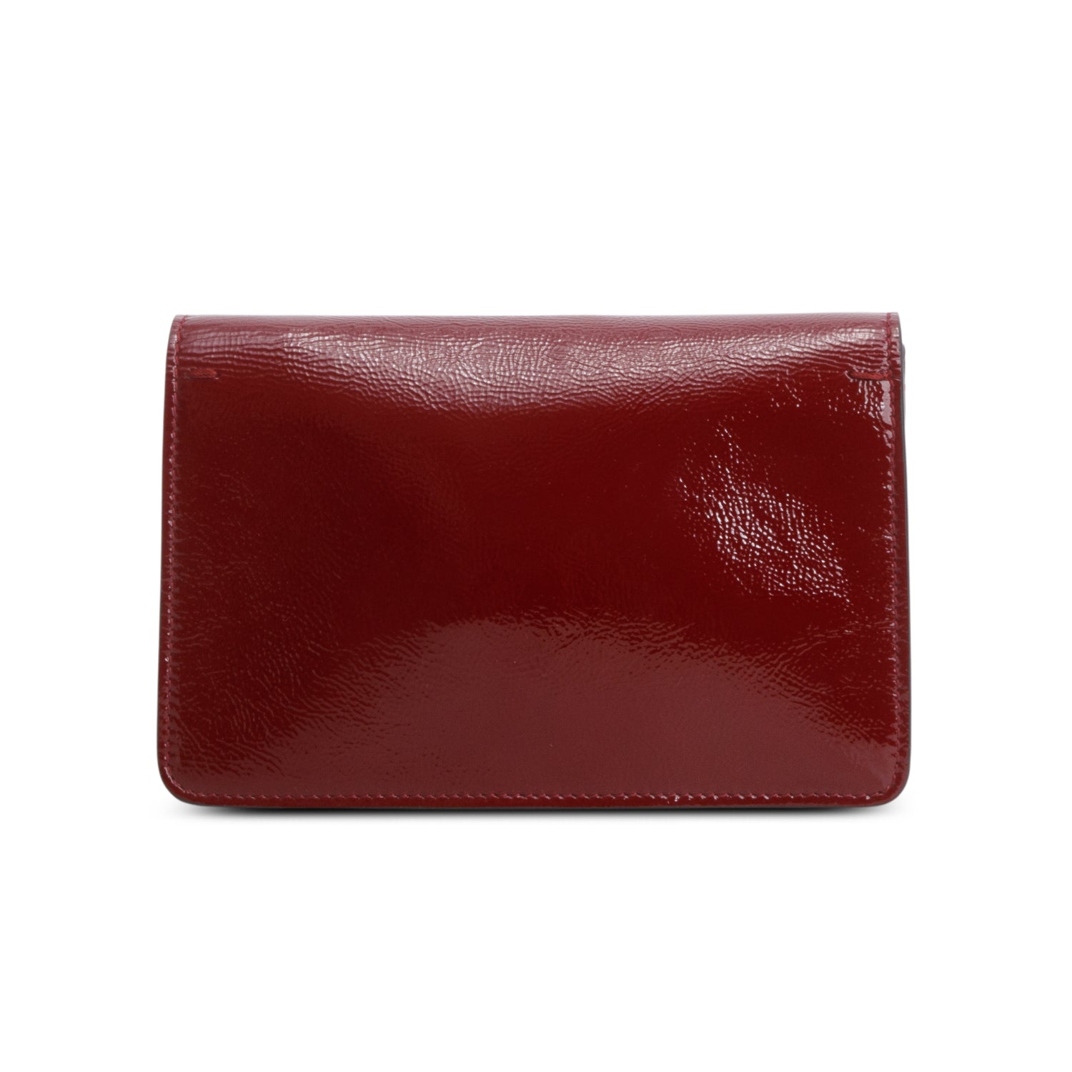 Gucci Red Crinkled Patent Super Mini Dionysus Shoulder Bag