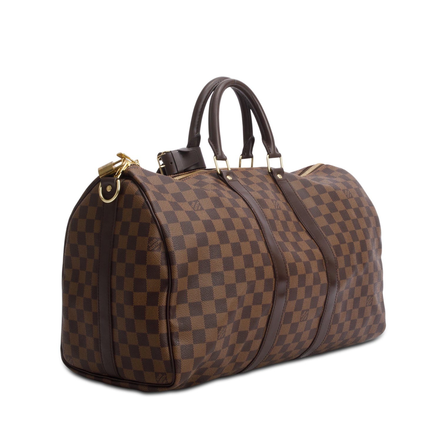 Louis Vuitton Damier Ebene Keepall Bandouliere 45 w/ Strap