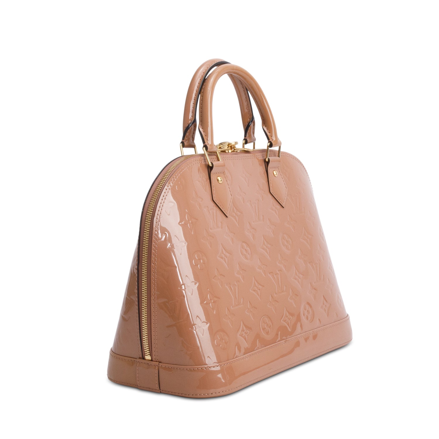 Louis Vuitton Pink Monogram Vernis Alma PM
