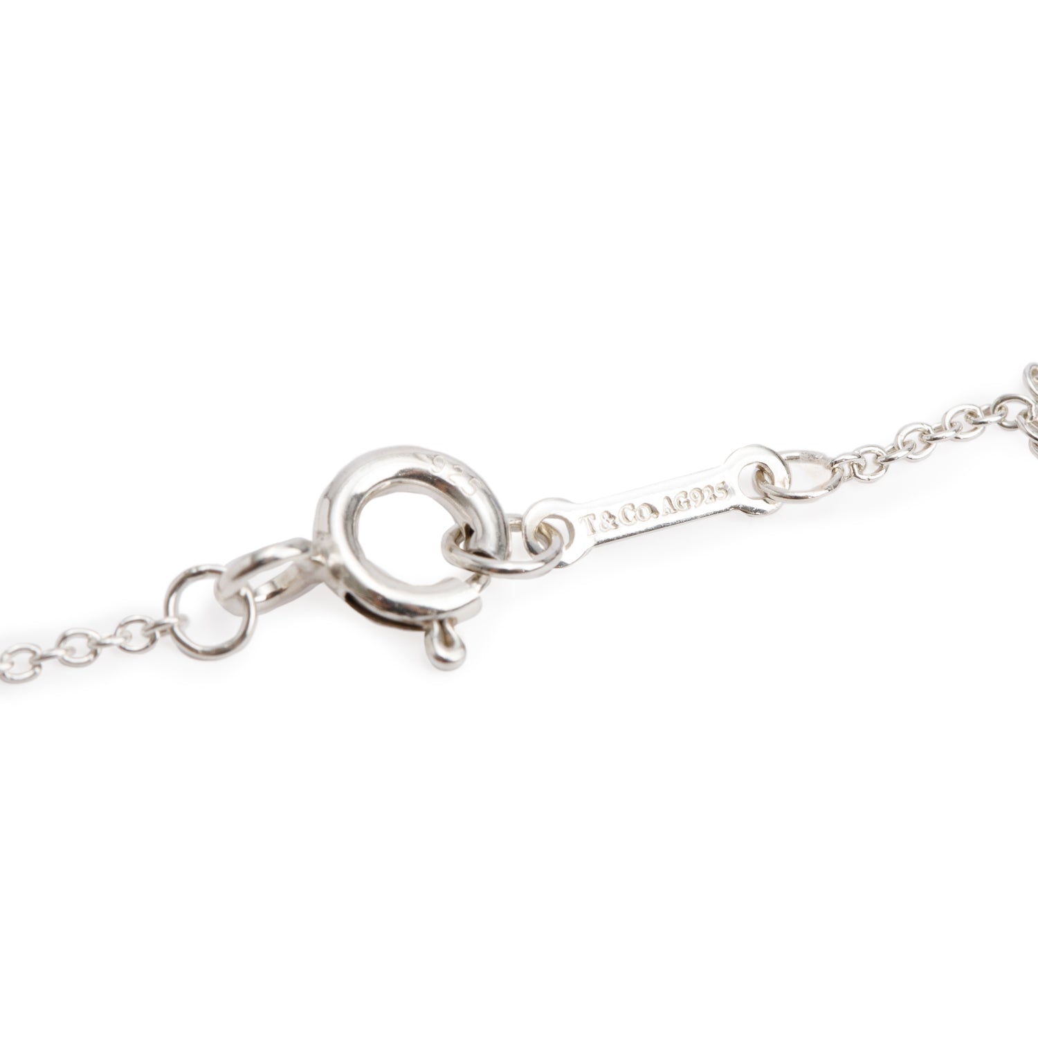 Tiffany & Co. Paloma Picasso Sterling Silver Mini Loving Heart Pendant Necklace