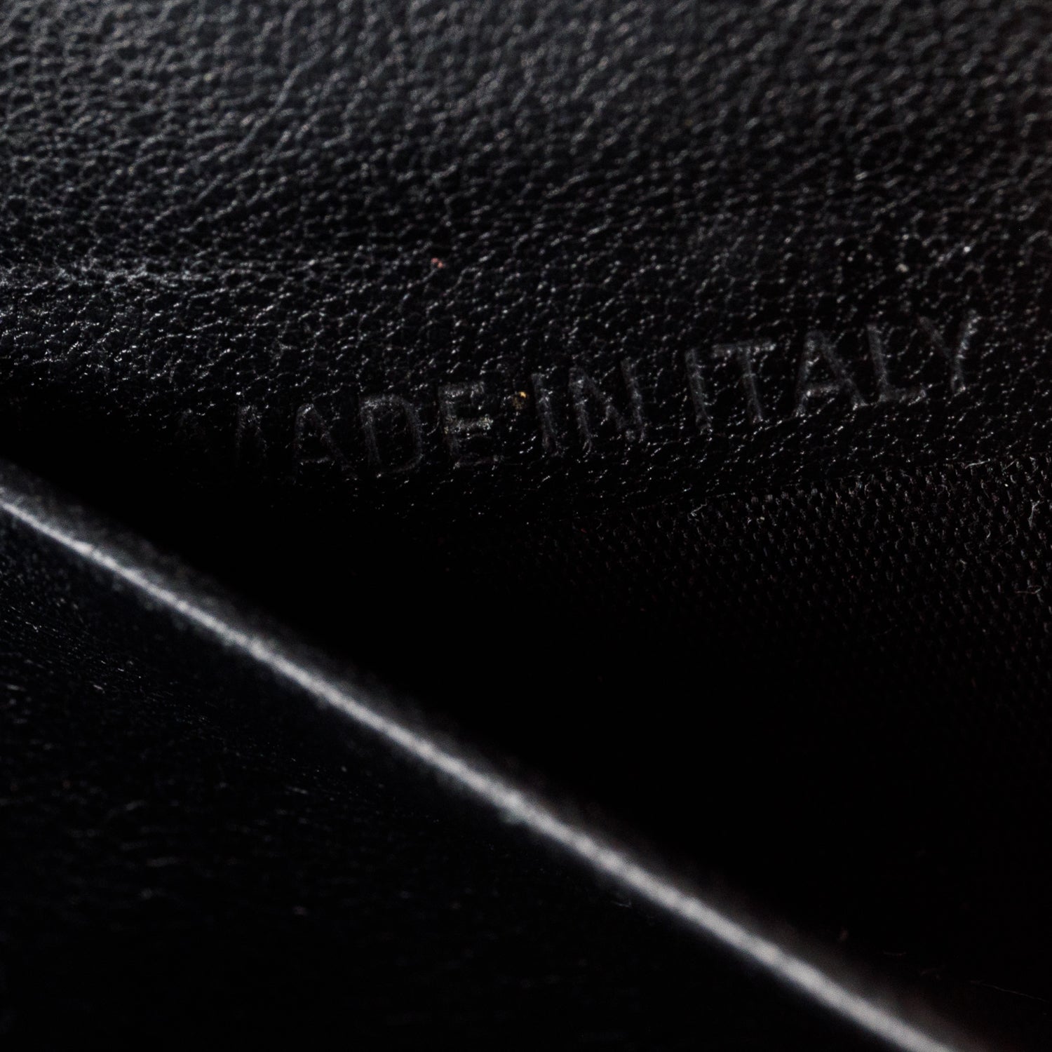 Balenciaga Black Shiny Calfskin Croc Embossed Hourglass Wallet on Chain