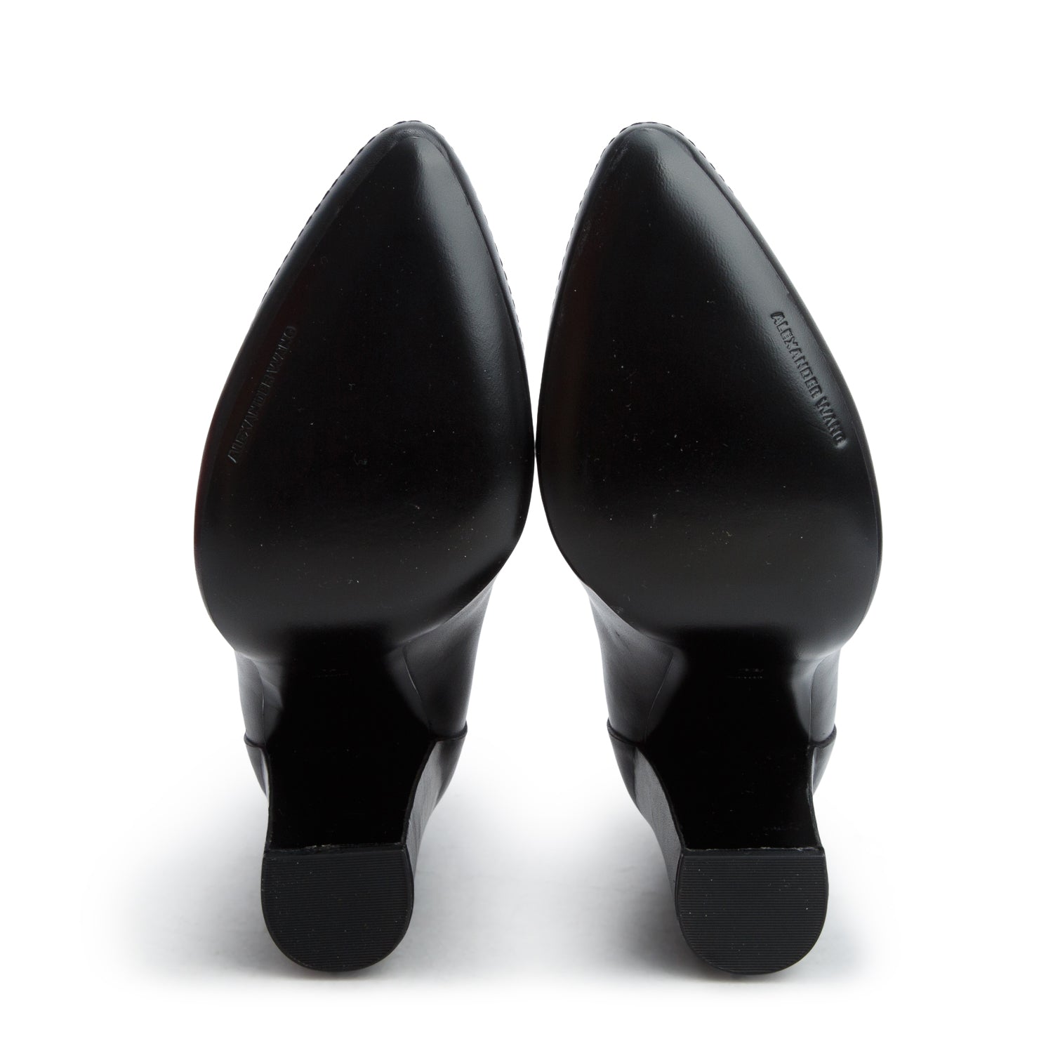 Alexander Wang Black Calfskin Mary Jane Kamila Booties, Women's Size 41 w/ Box