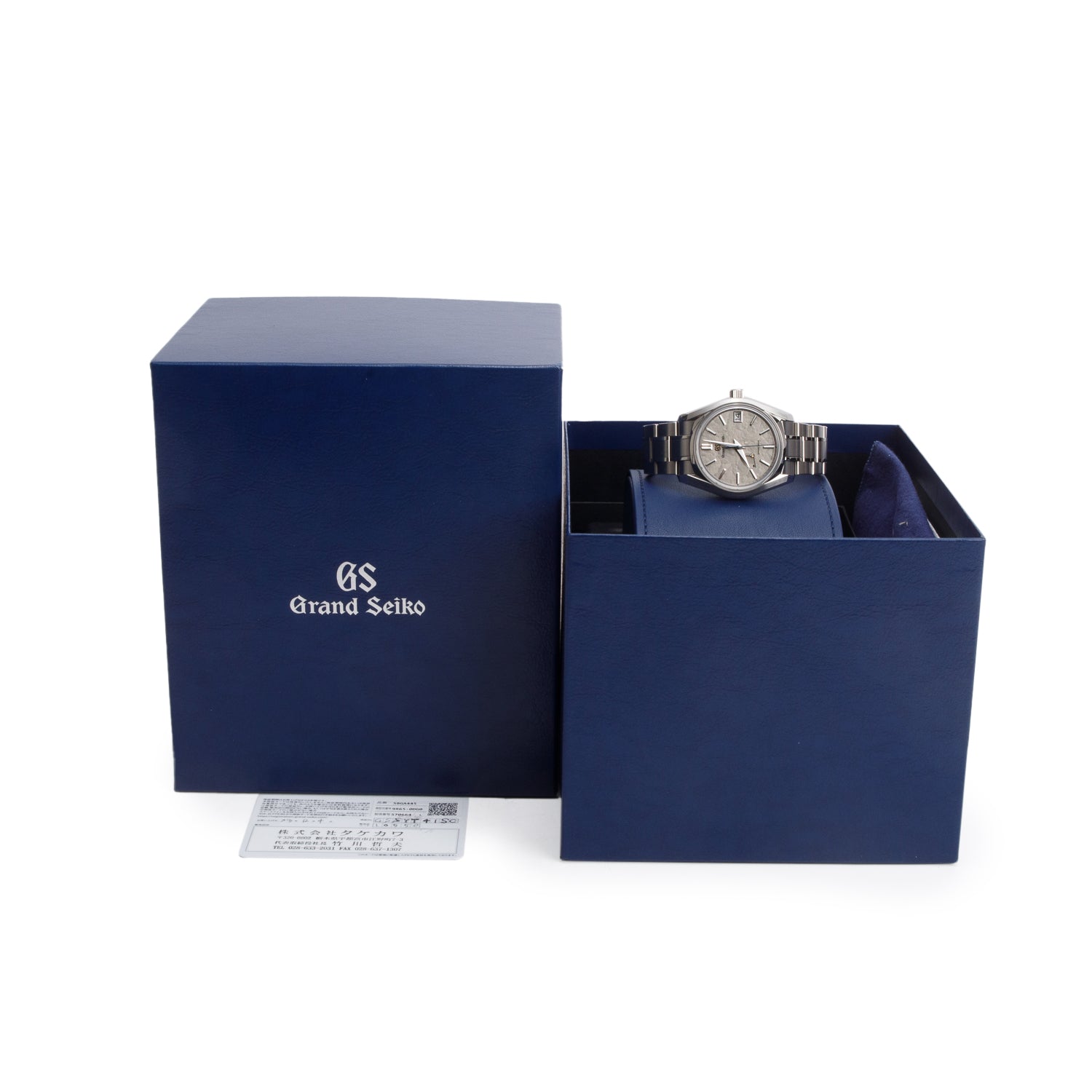 Grand Seiko 2025 Titanium Heritage 40 MM Spring Drive Automatic Watch Grey Dial w/ Box & Papers