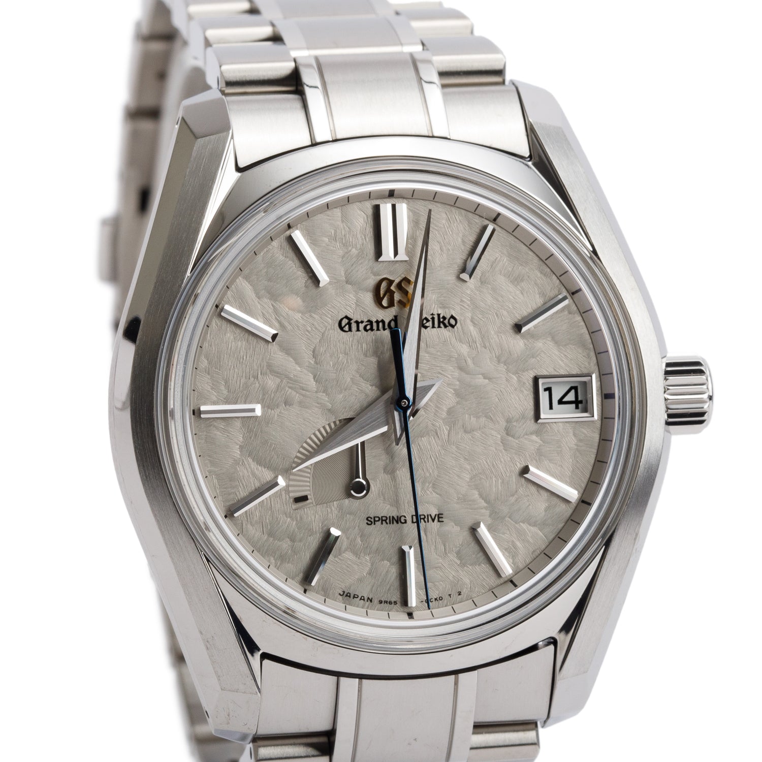 Grand Seiko 2025 Titanium Heritage 40 MM Spring Drive Automatic Watch Grey Dial w/ Box & Papers