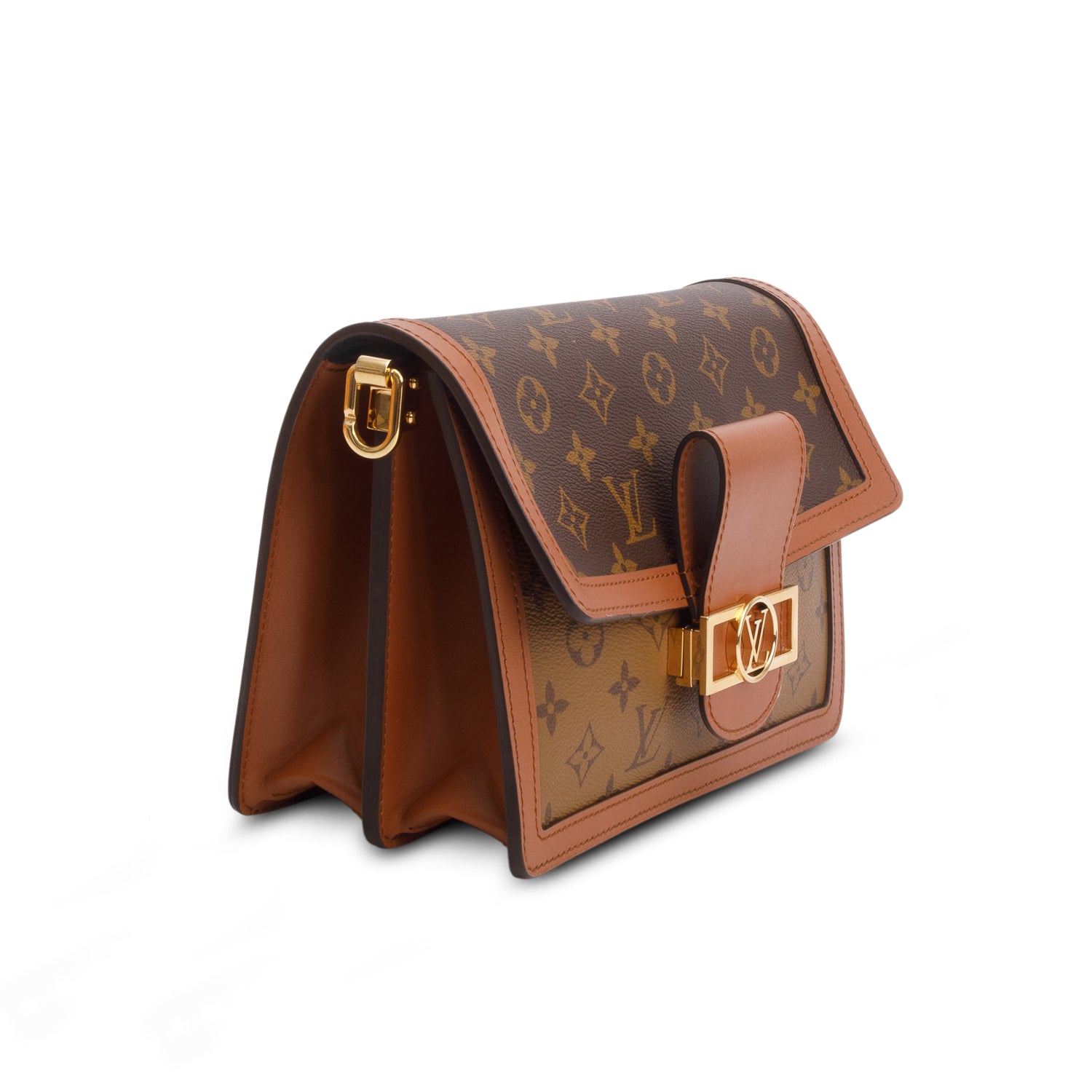 Louis Vuitton 2024 Monogram Reverse Dauphine MM w/ Box, Receipt & Straps