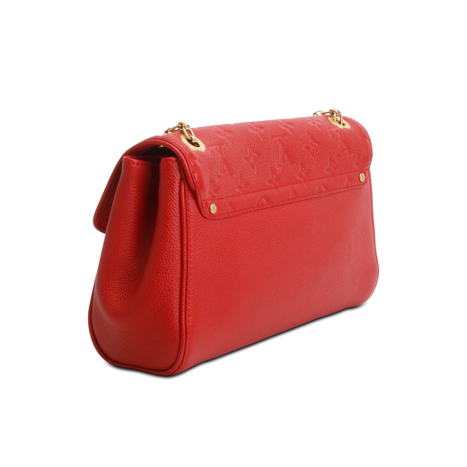 Louis Vuitton Red Monogram Empreinte Leather Saint Germain PM