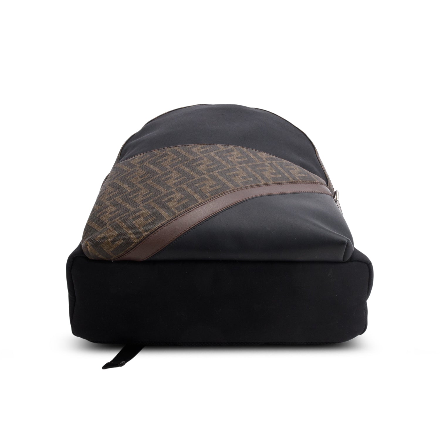 Fendi Black Nylon Zucca FF Canvas Backpack