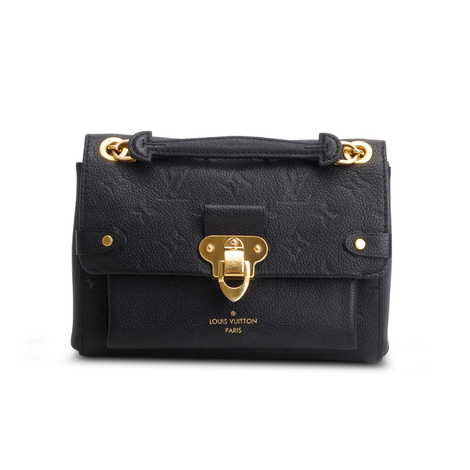 Louis Vuitton Black Monogram Empreinte Leather Vavin BB