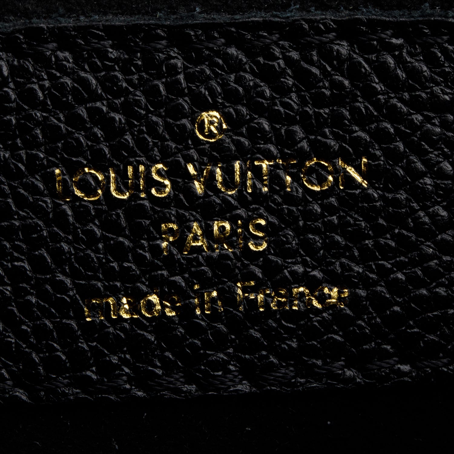Louis Vuitton Black Monogram Empreinte Leather Vavin BB