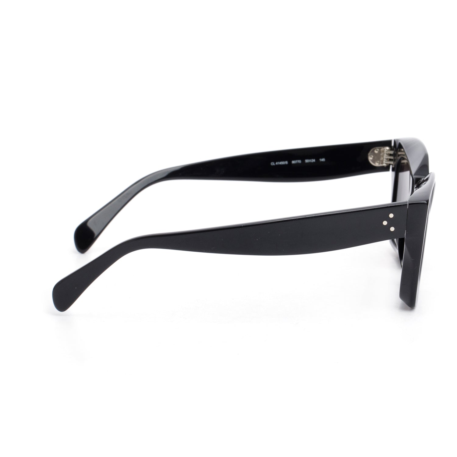 Celine CL41450/S Black Acetate Square Sunglasses