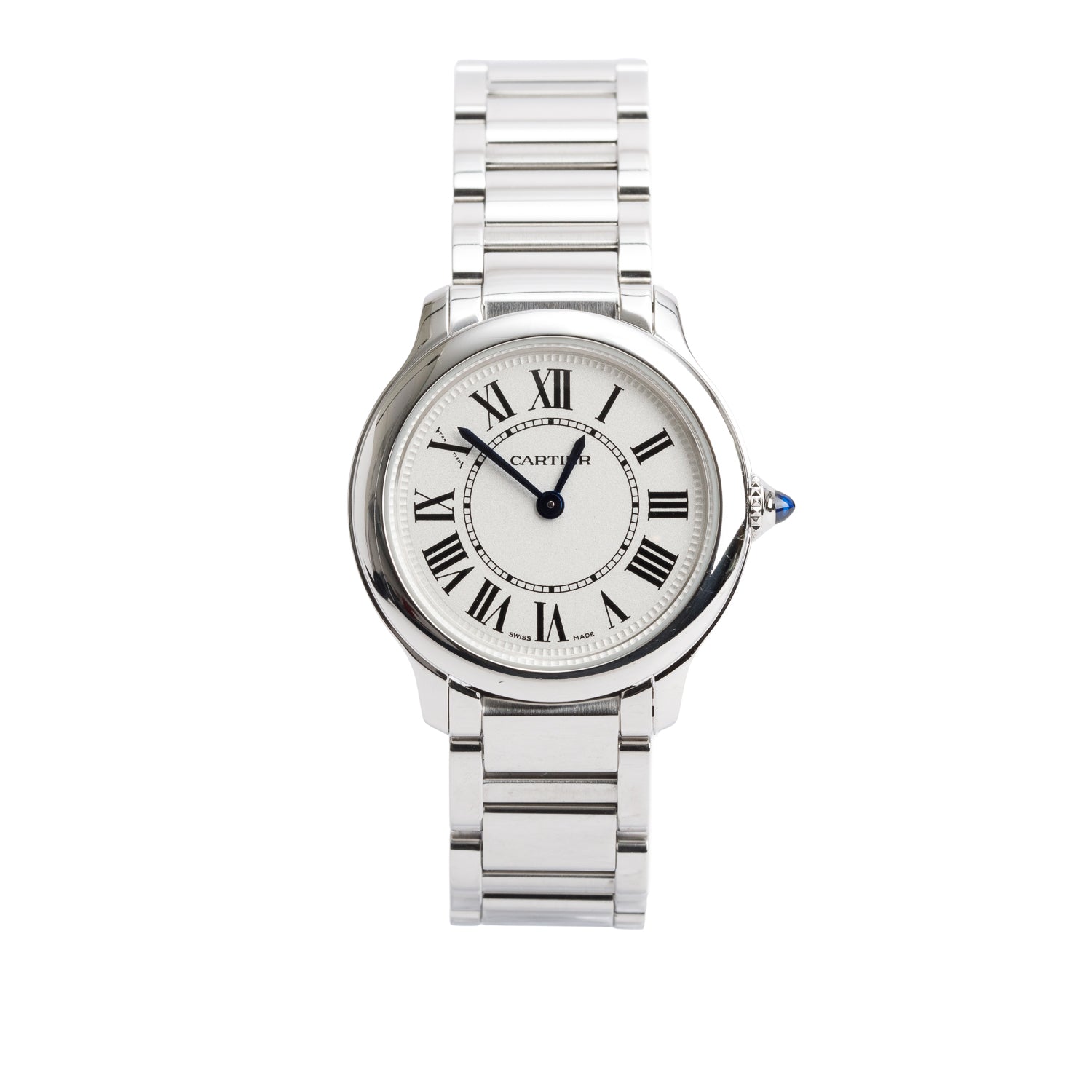 Cartier Stainless Steel Ronde Must de Cartier 29 MM Quartz Watch 4422 w/ Box & Papers
