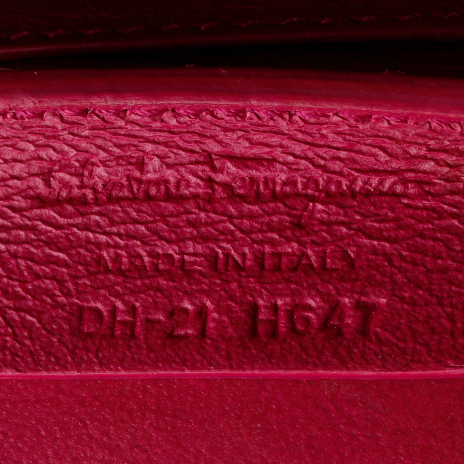 Ferragamo Pink Box Leather Mini Boxyz w/ Box & Strap