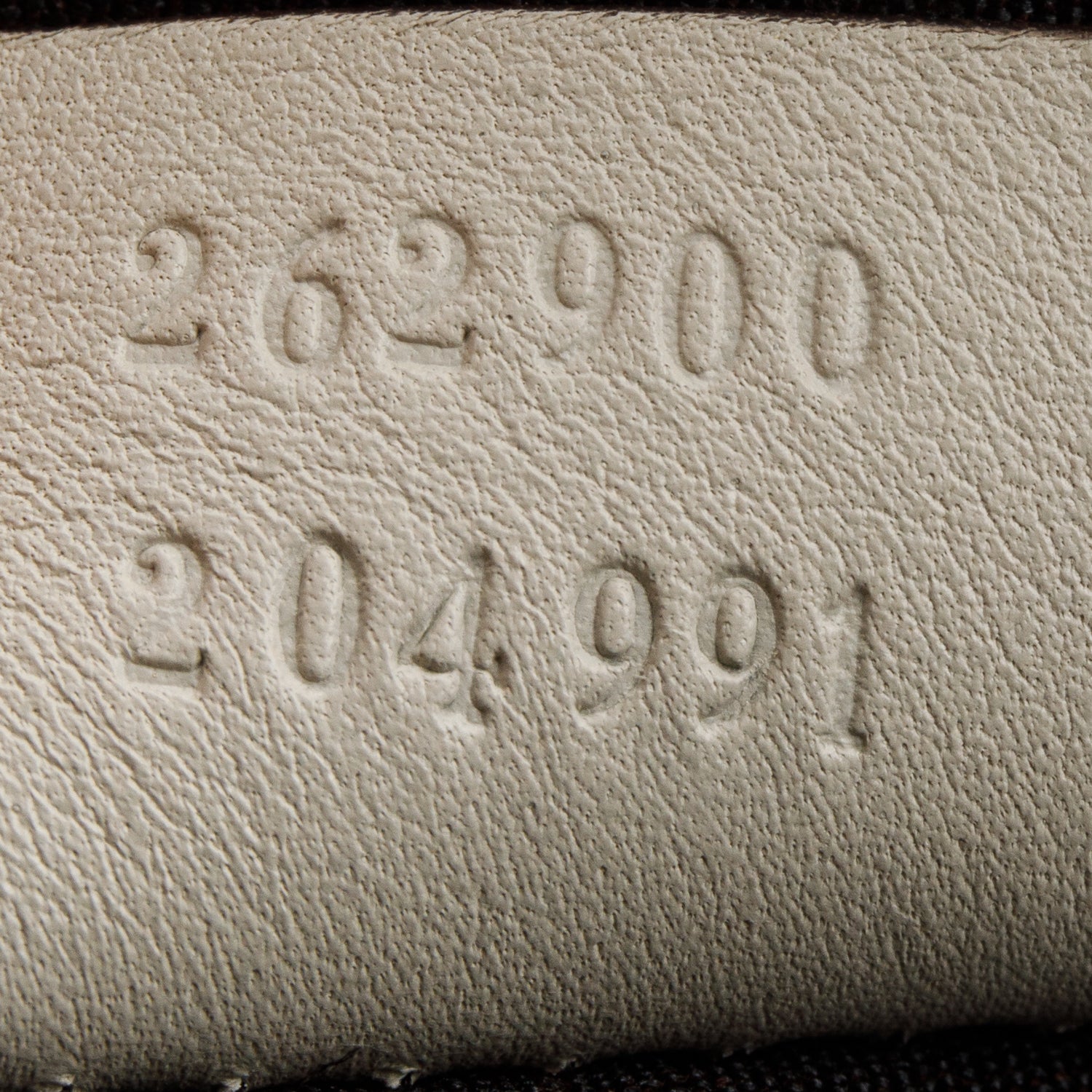 Gucci Beige/Pink Calfskin Signature GG Logo Crest Camera Bag