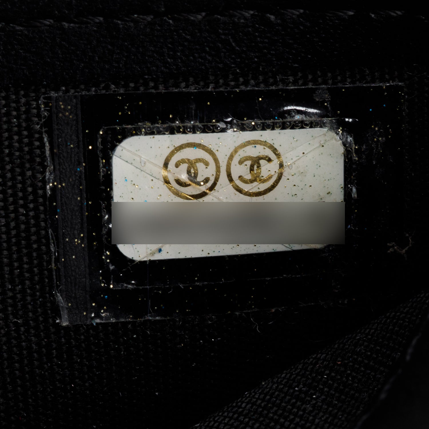 Chanel Black Patent Quilted Boy Yen Wallet