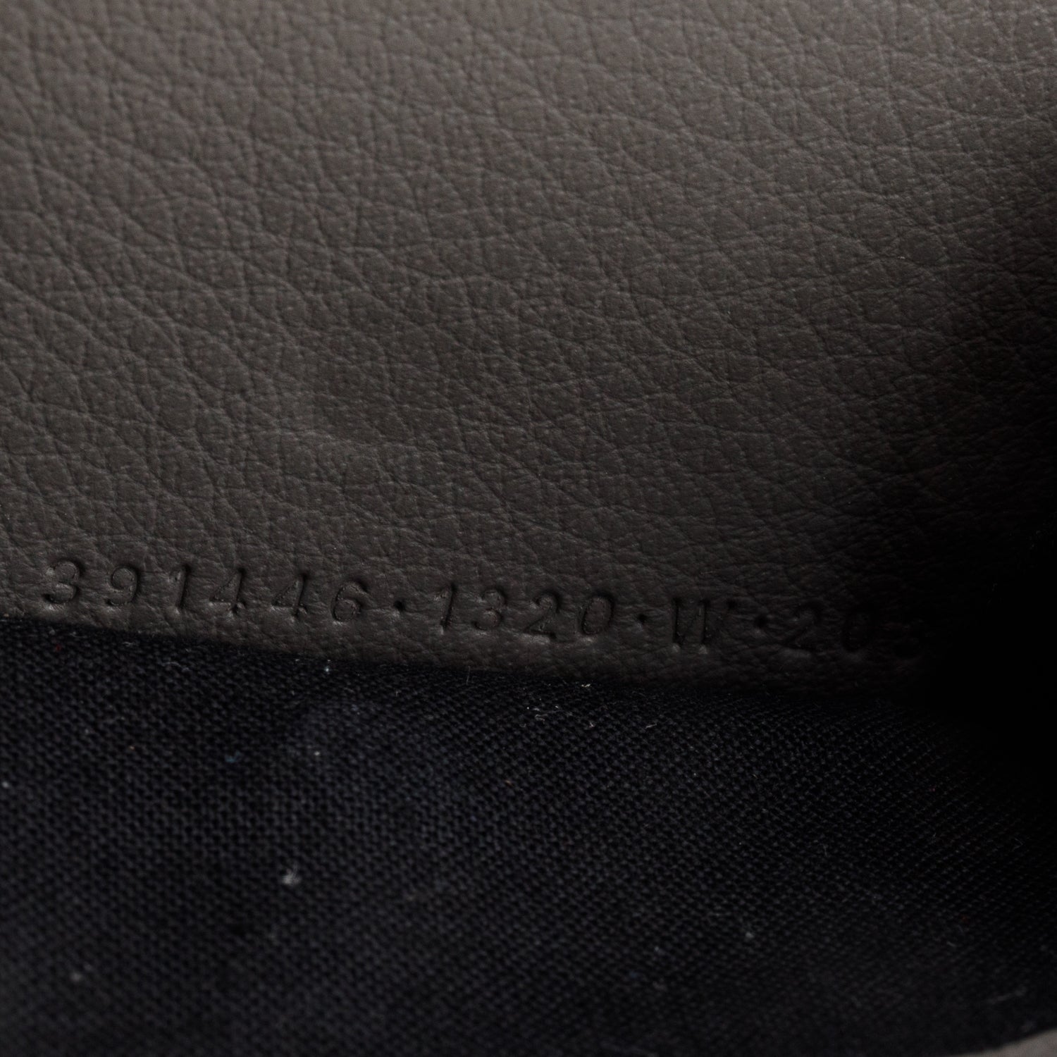 Balenciaga Grey Grained Calfskin Logo Envelope Card Case Wallet