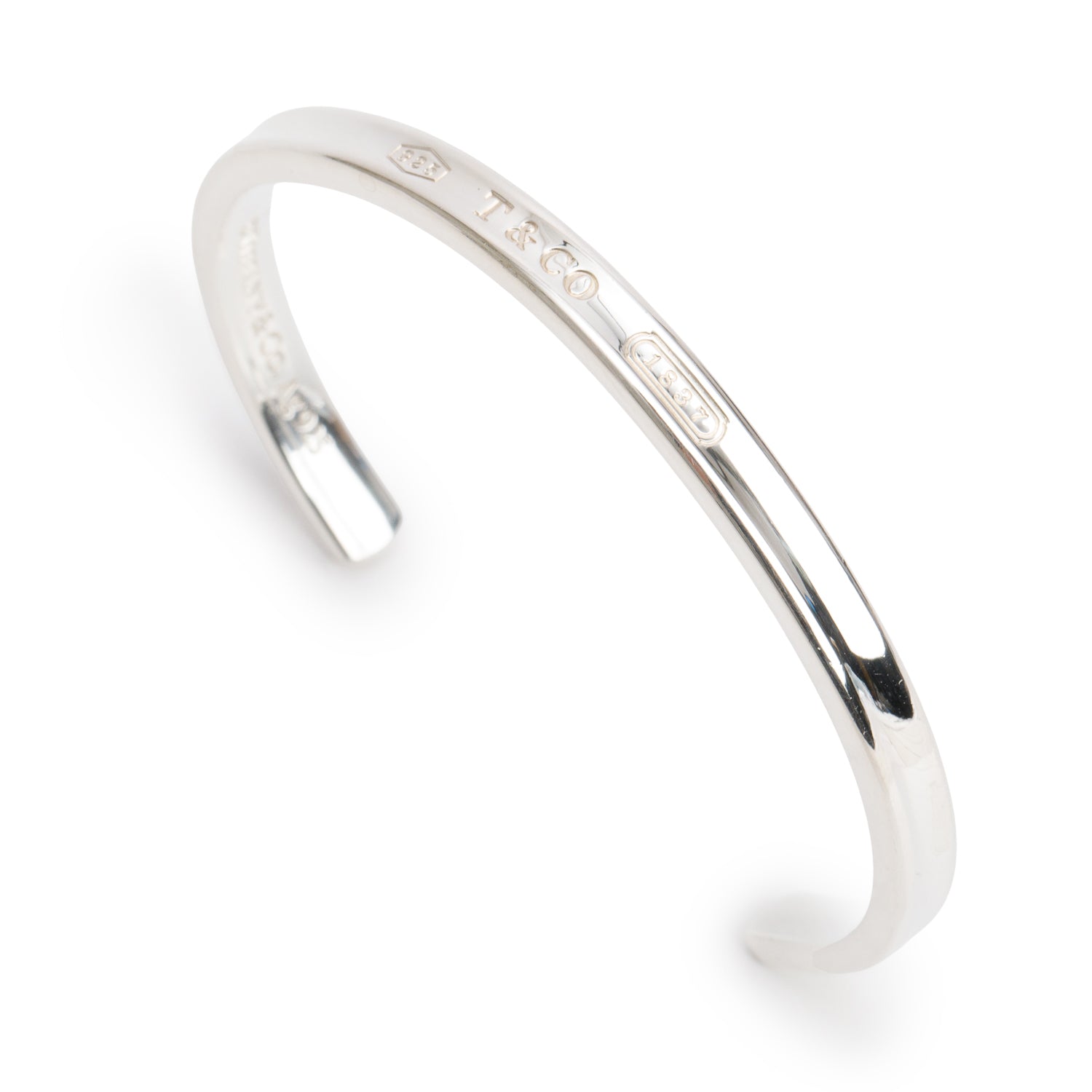 Tiffany & Co. Sterling Silver 1837 Narrow 5 MM Cuff