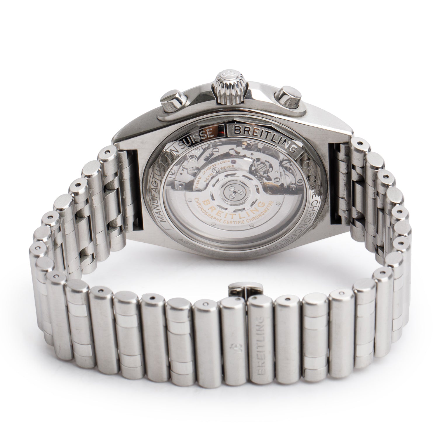 Breitling Stainless Steel Chronomat B01 42 MM Automatic Chronograph Watch Black Dial AB0134 w/ Box & Papers