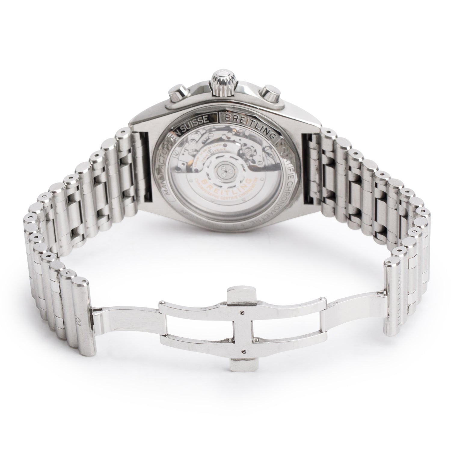 Breitling Stainless Steel Chronomat B01 42 MM Automatic Chronograph Watch Black Dial AB0134 w/ Box & Papers