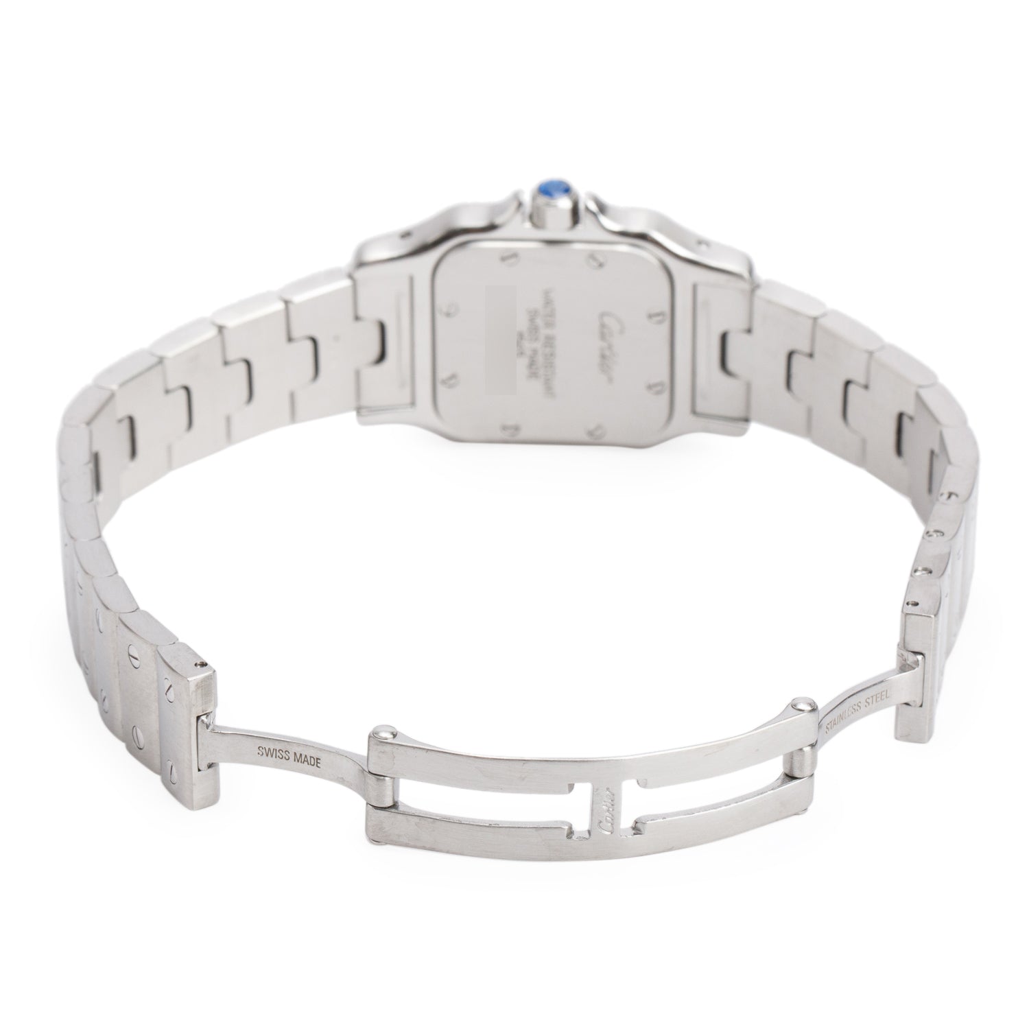 Cartier Stainless Steel Santos de Cartier Galbee Watch, Small Model 1565 w/ Box